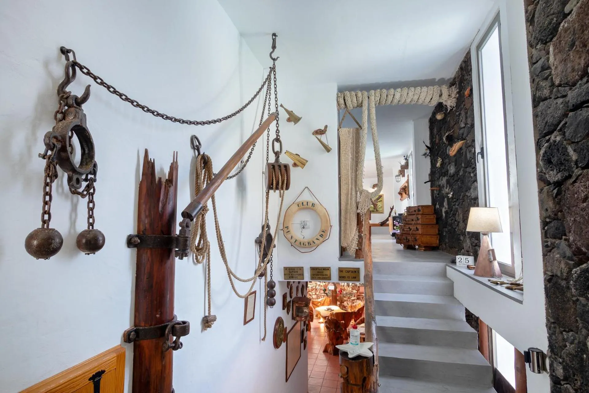 Decorative detail in Hotel Puntagrande