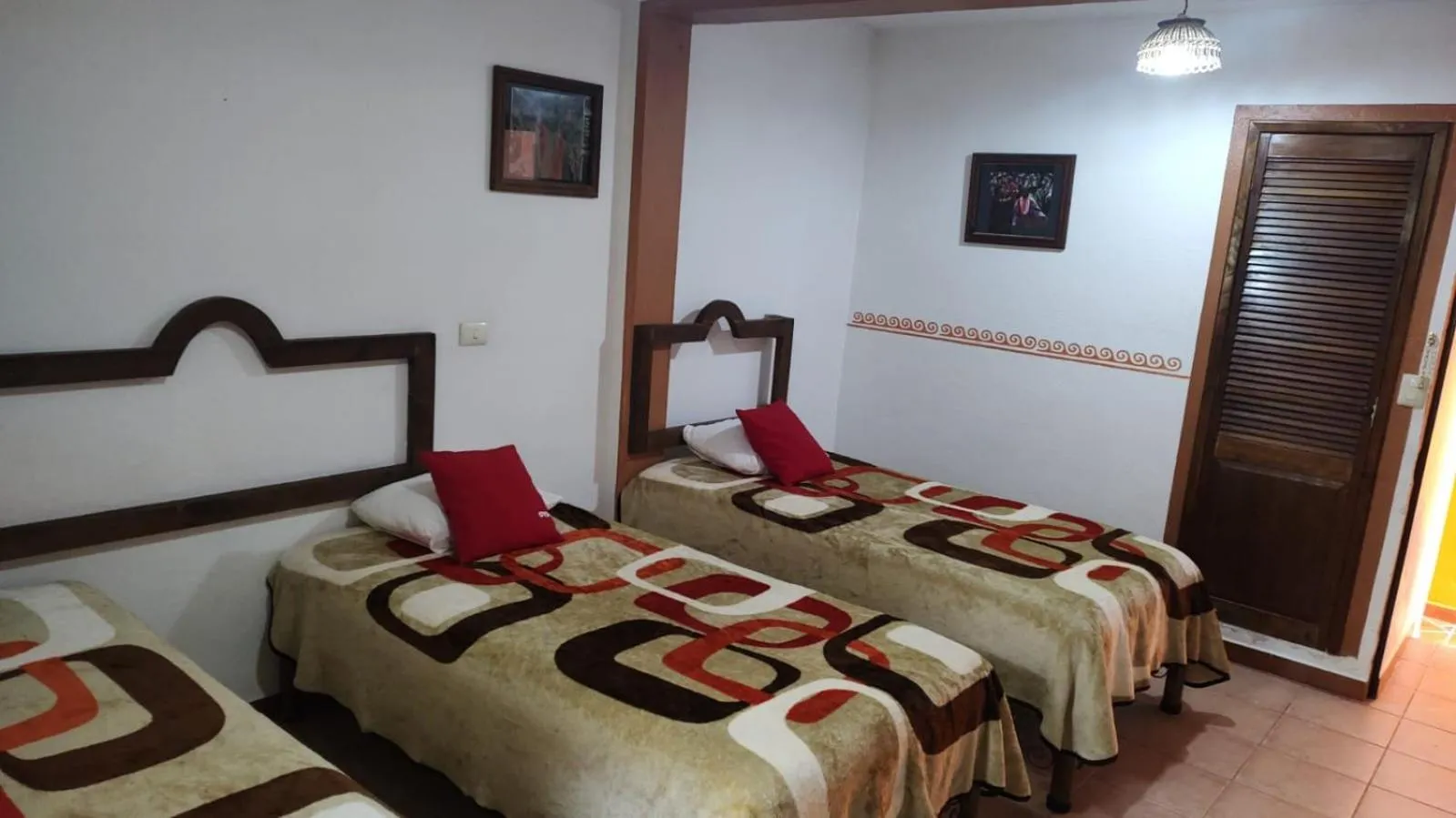 Bed in Hotel Coyopolan