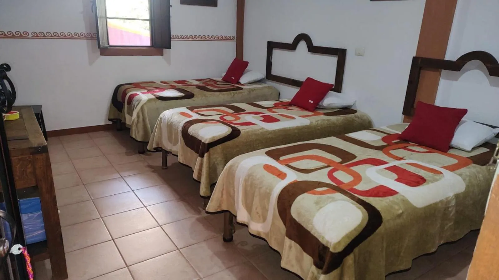 Bed in Hotel Coyopolan