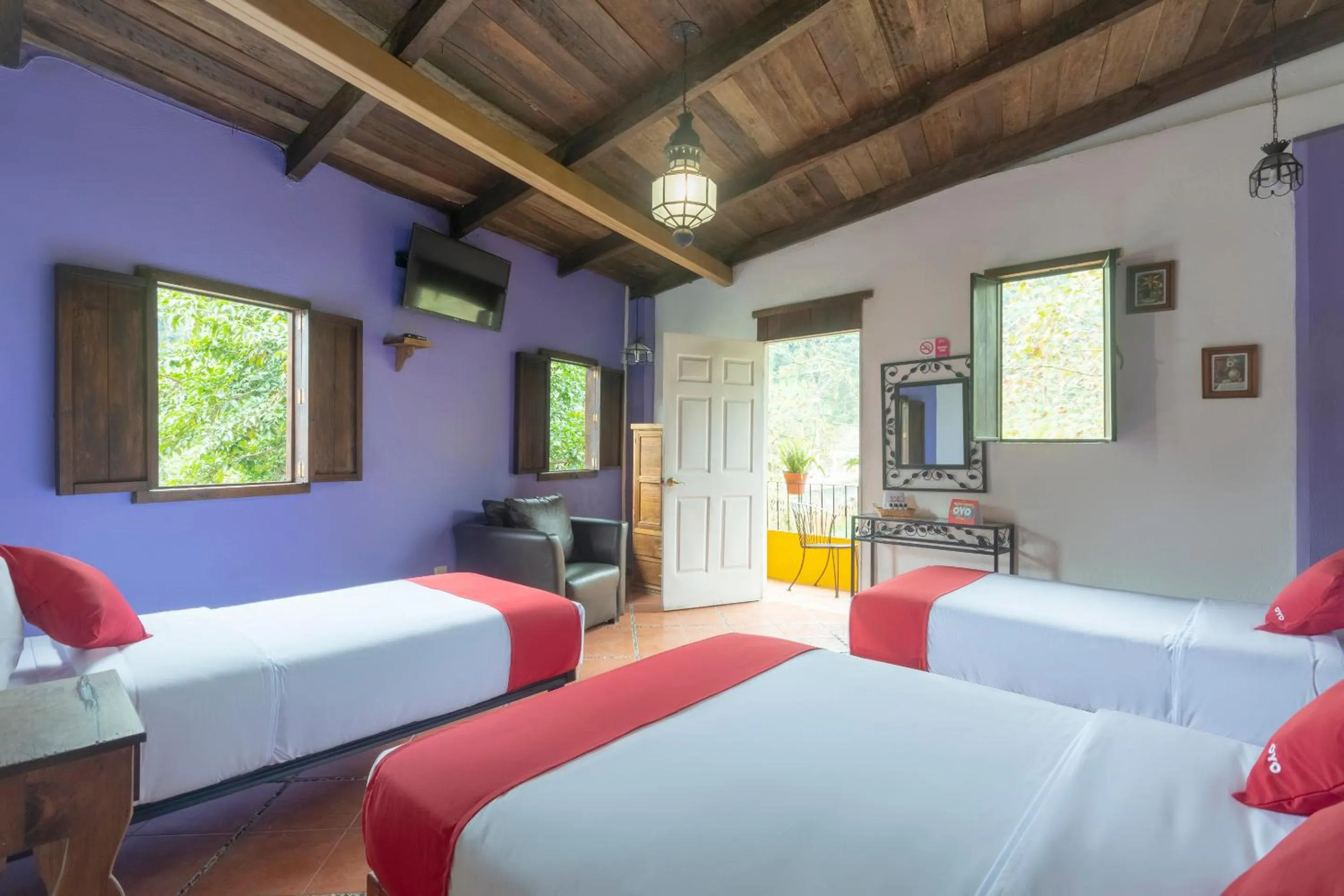 Bedroom, Bed in Hotel Coyopolan