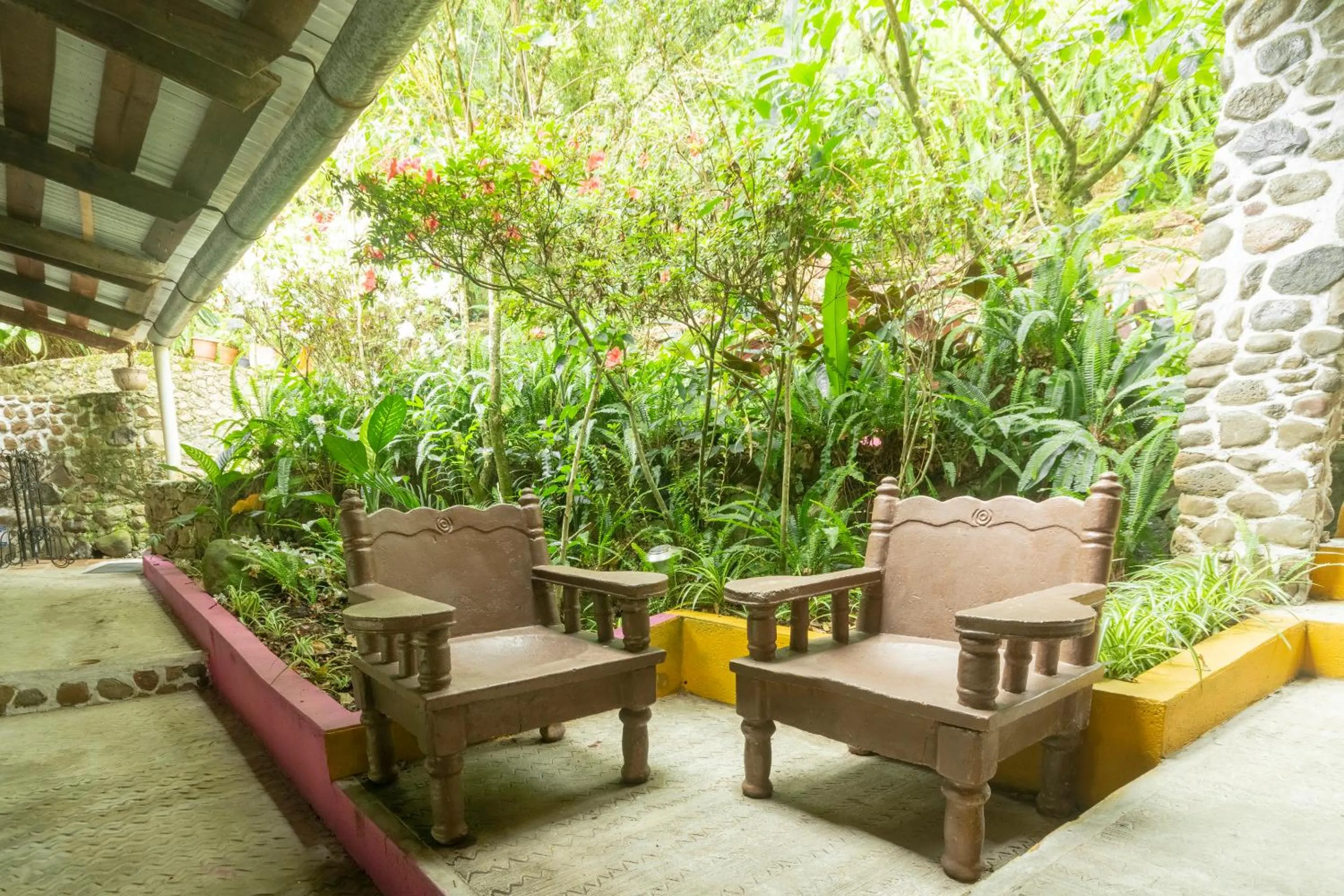 Seating area in Hotel Coyopolan