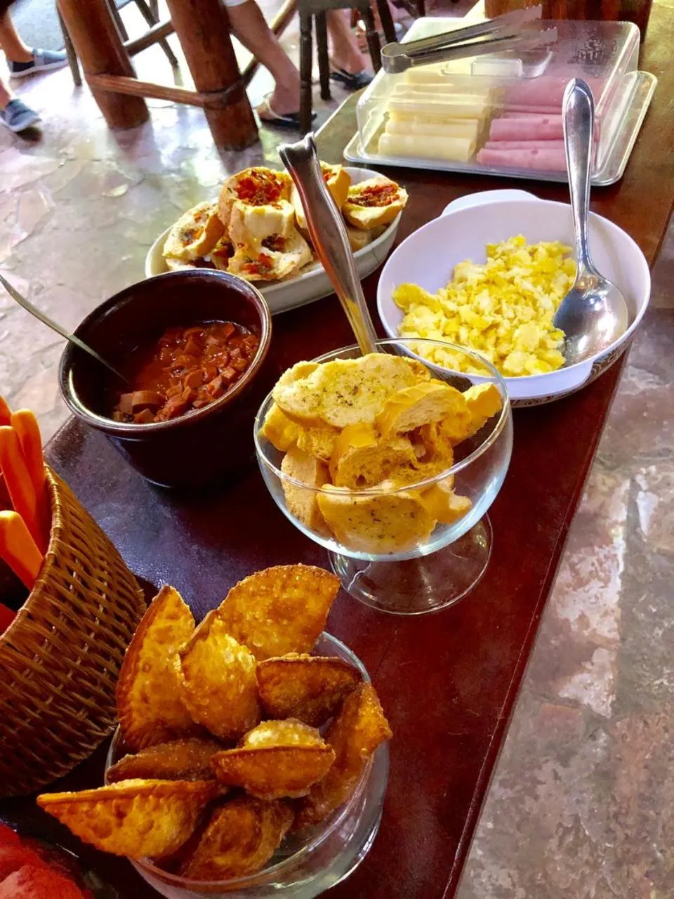 Food and drinks in Pousada E Restaurante Passart