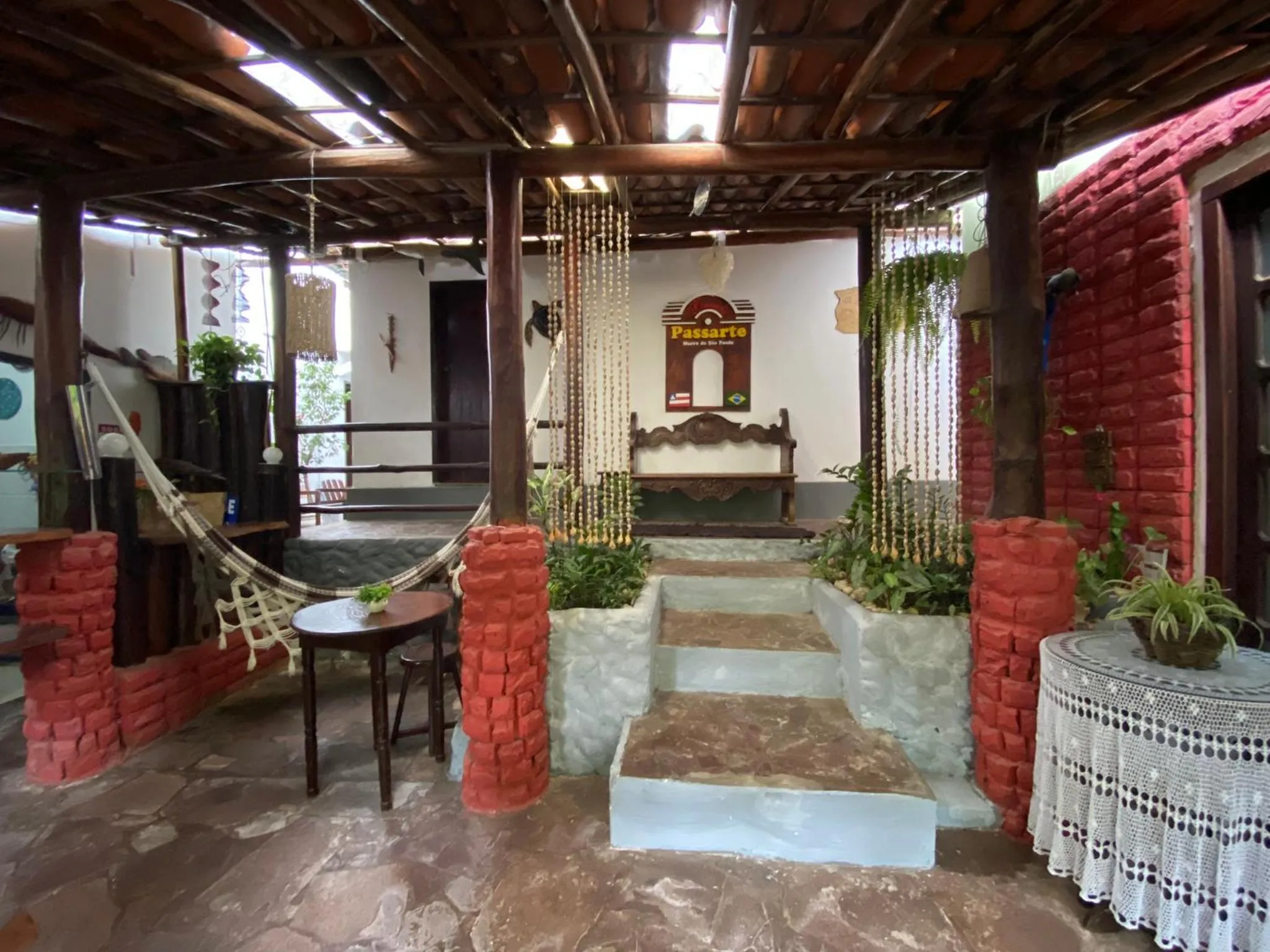 Patio in Pousada E Restaurante Passart