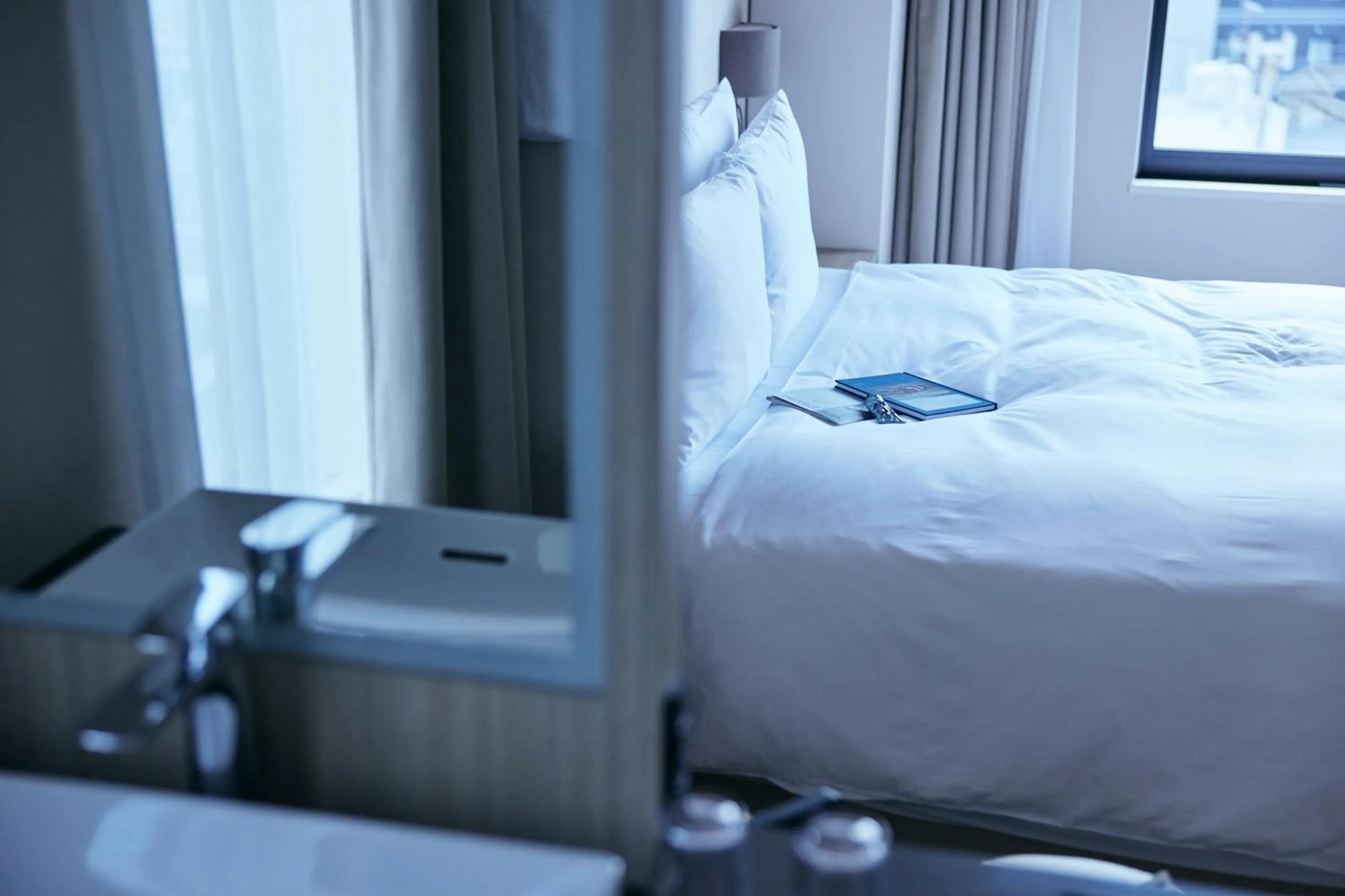 Photo of the whole room, Bed in NOHGA HOTEL UENO TOKYO