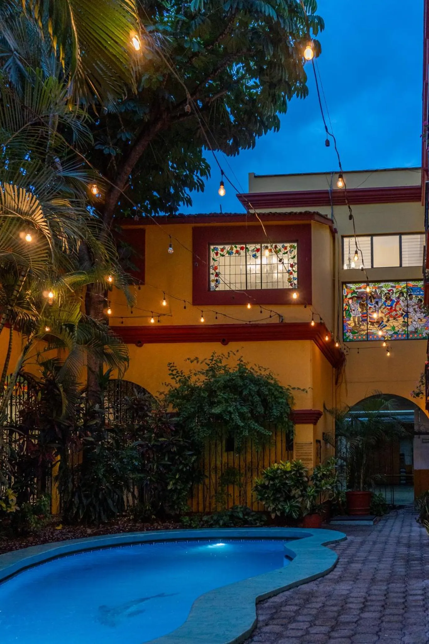 Swimming pool in Hotel Oaxaca Real