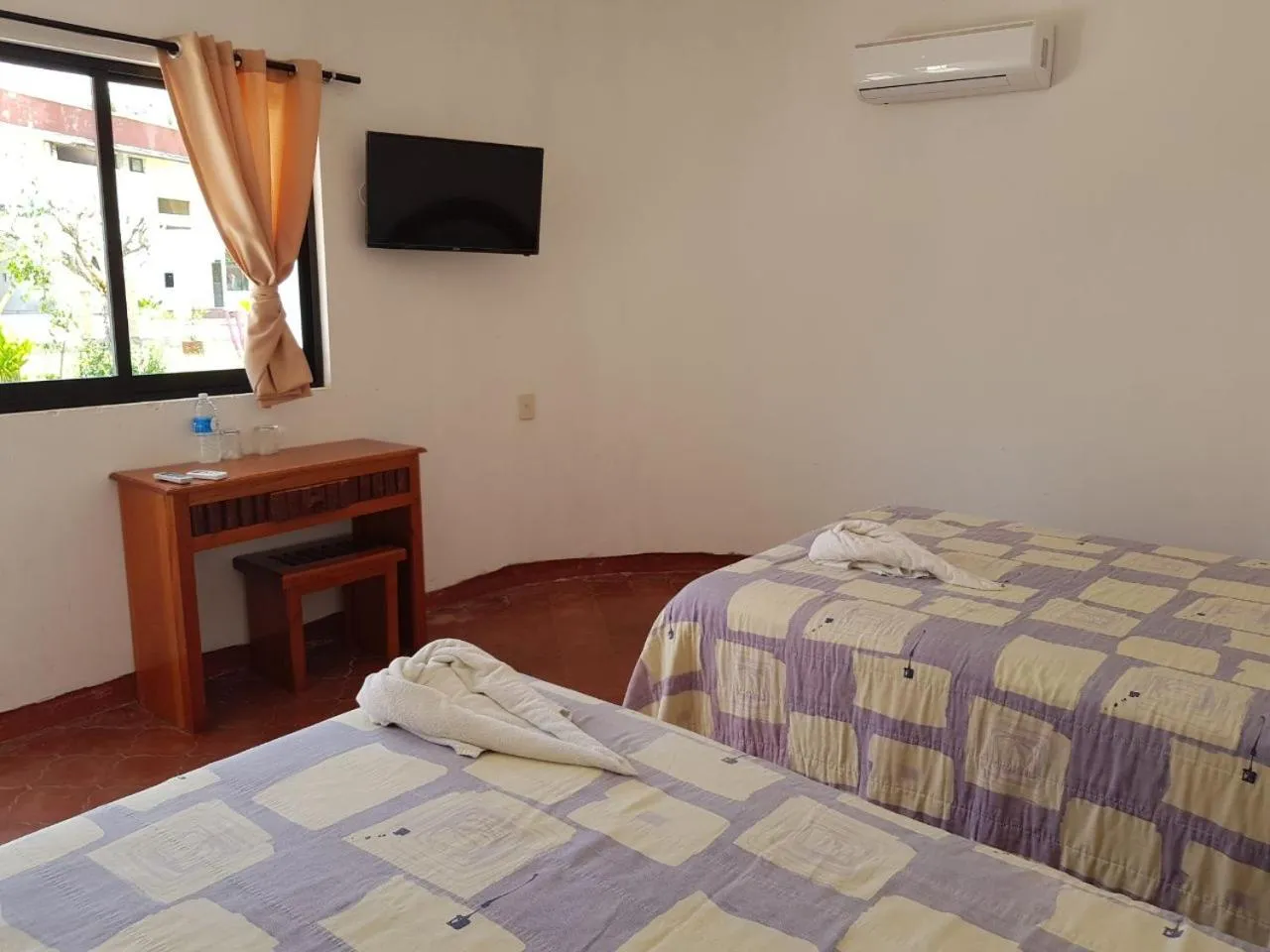 Bed in Hotel Villas Kin Ha