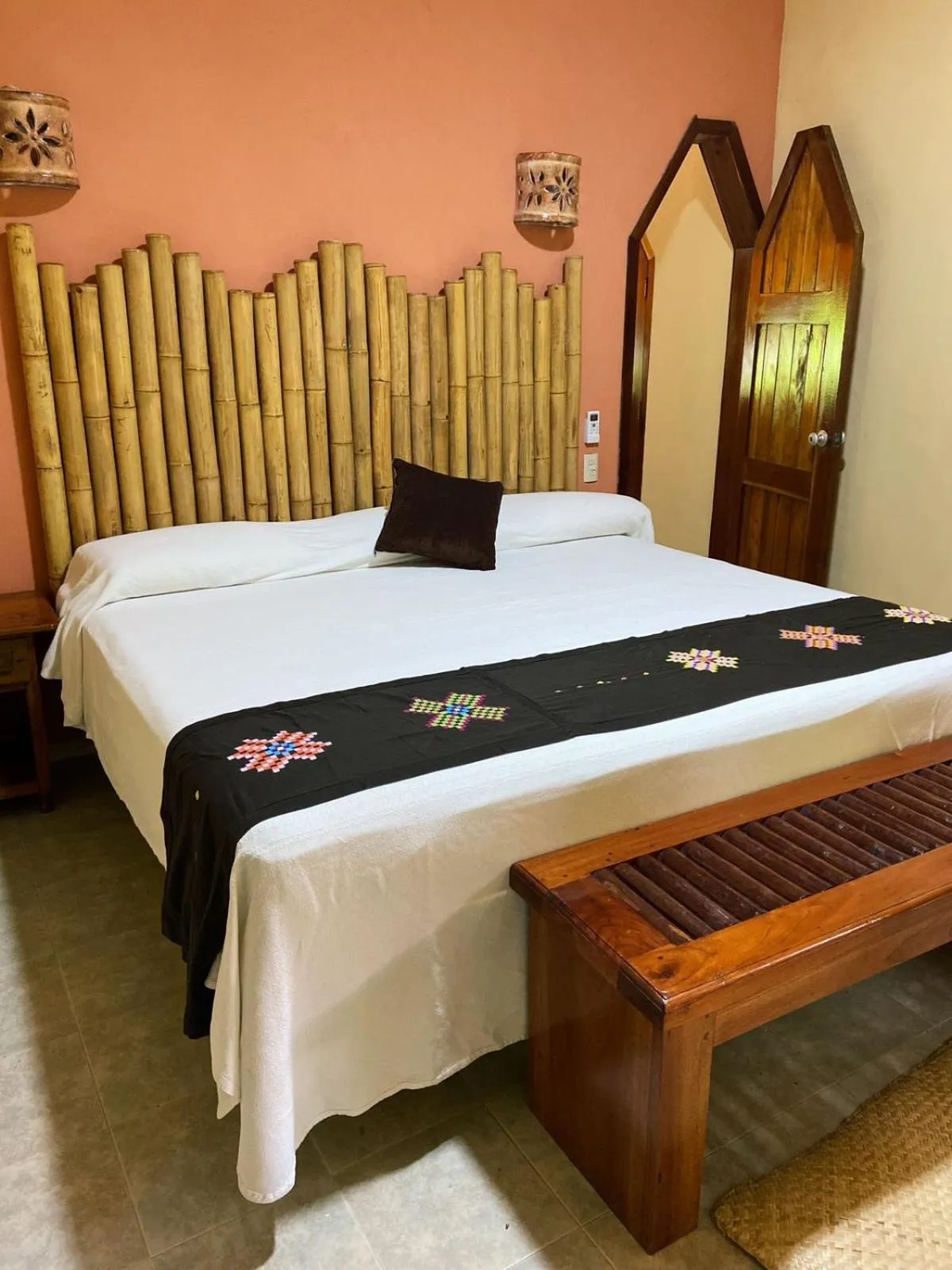 Bed in Hotel Villas Kin Ha