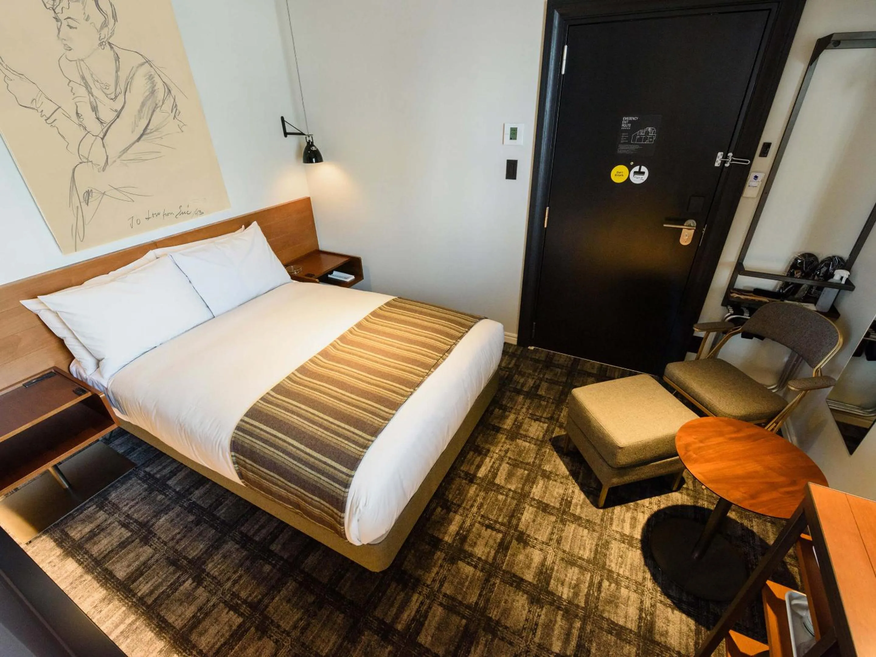 Photo of the whole room, Bed in Ebisuholic Hotel