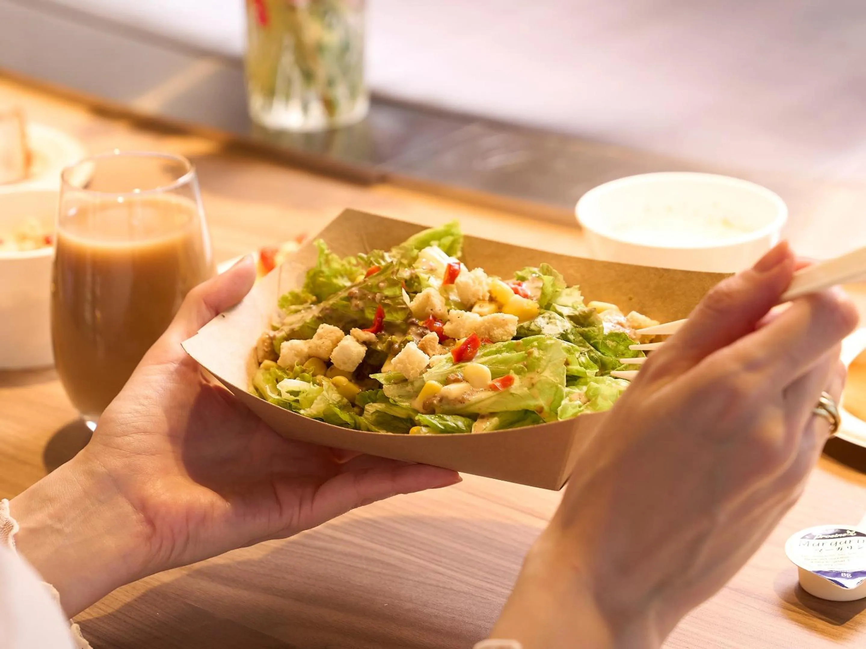 Breakfast in Ebisuholic Hotel