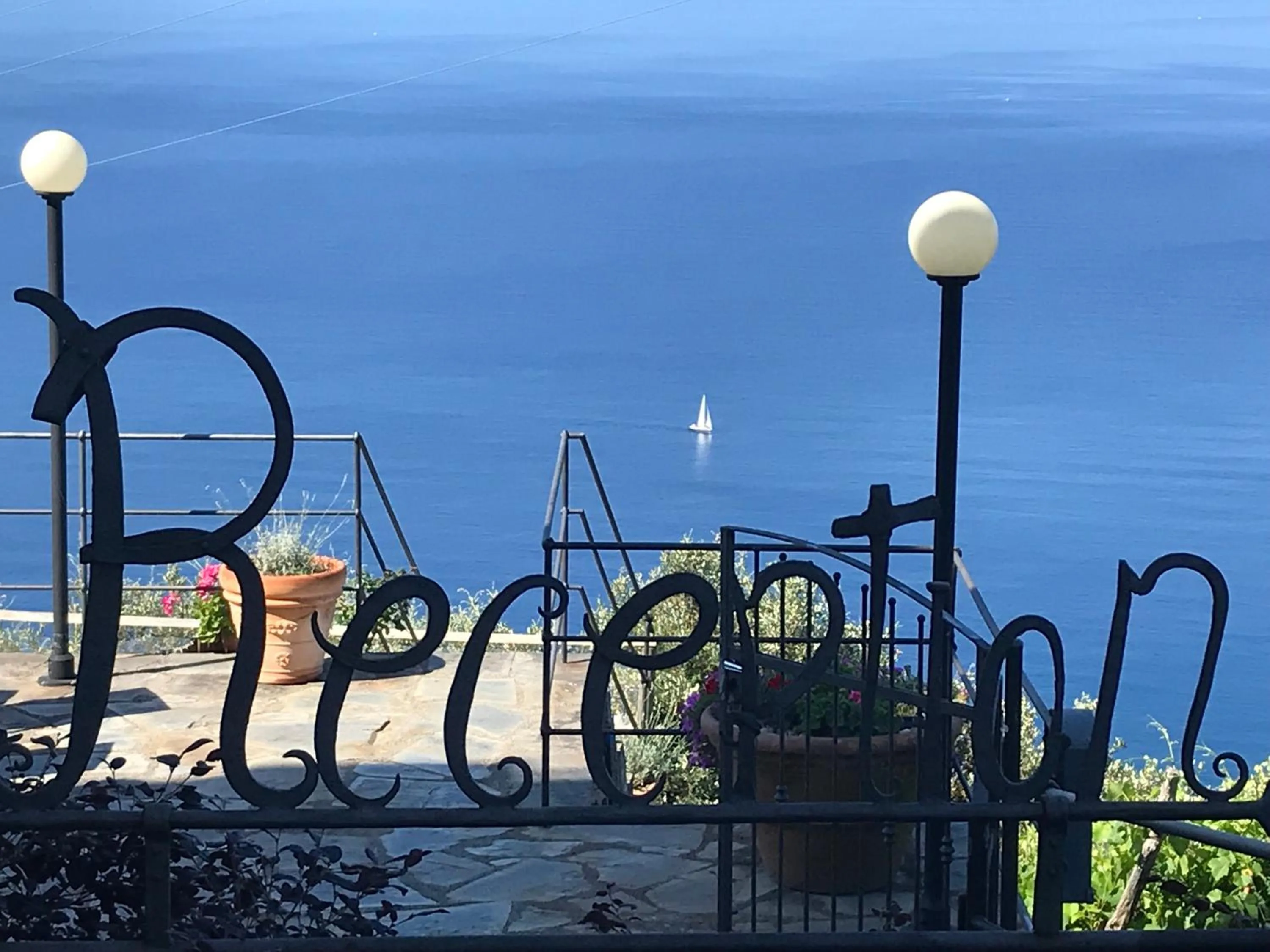 Balcony/Terrace in Albergo Luna di Marzo