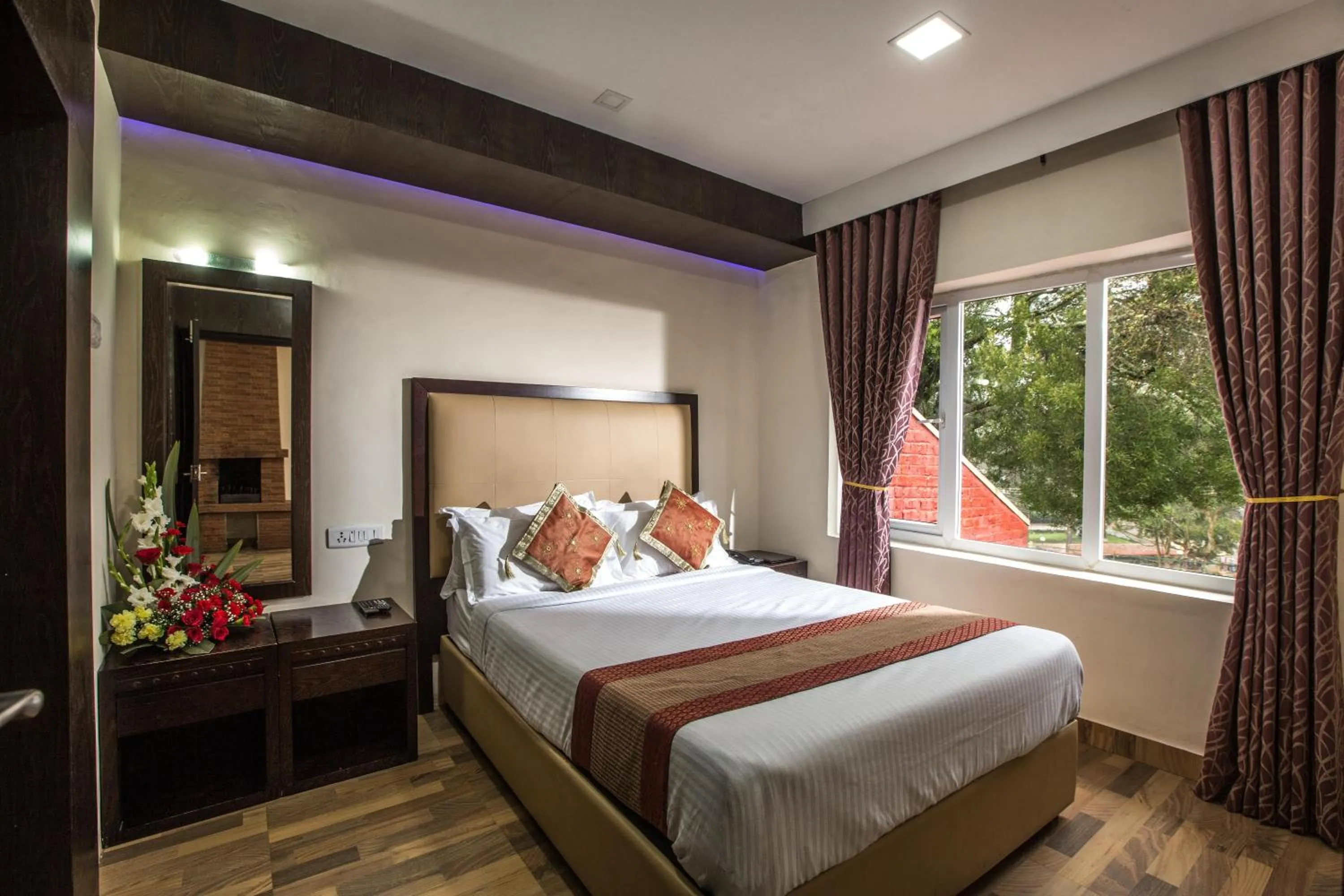 Bed in Hotel Lakeview