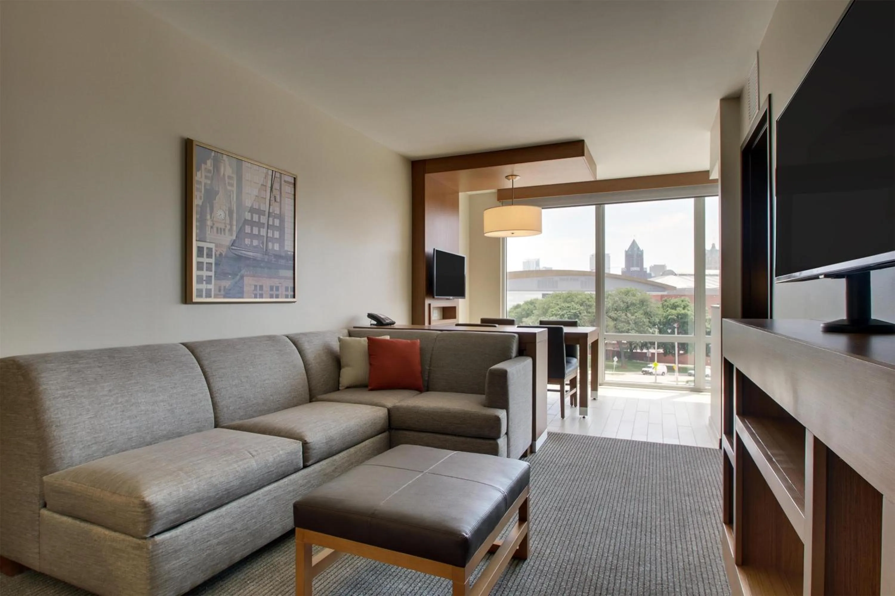 Photo of the whole room in Hyatt Place Milwaukee Downtown