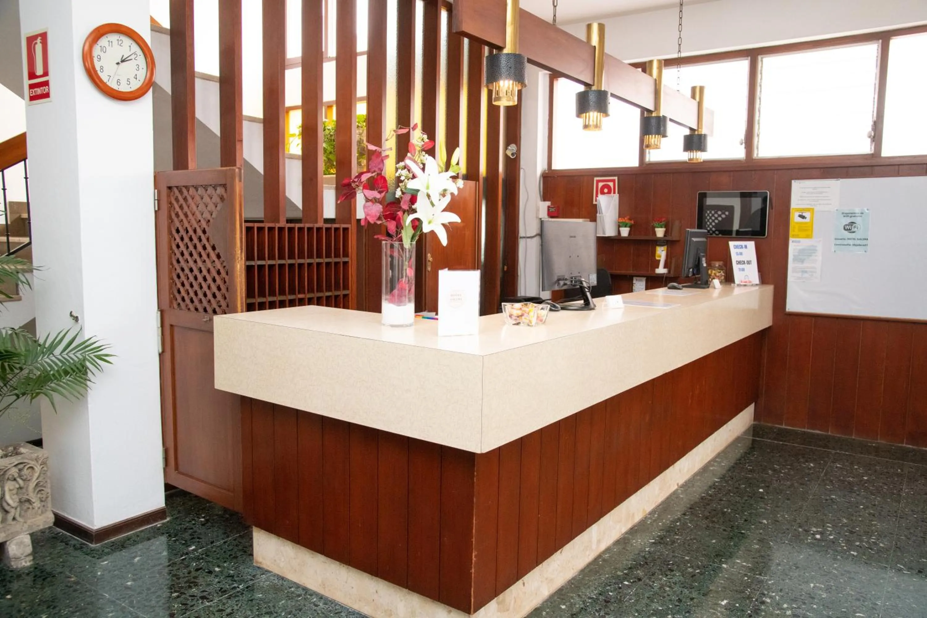 Lobby or reception in Hotel Galera