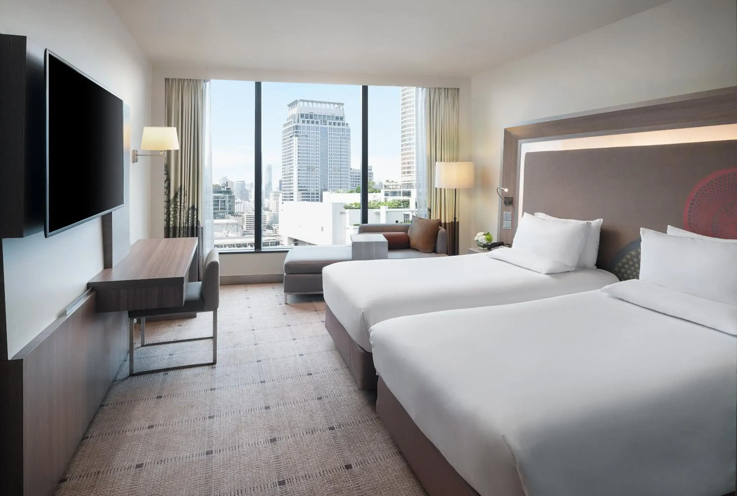 Executive Twin Room with Park View - Lounge Access in Novotel Bangkok Platinum Pratunam Executive Twin Room with Park View - Lounge Access in Novotel Bangkok Platinum Pratunam