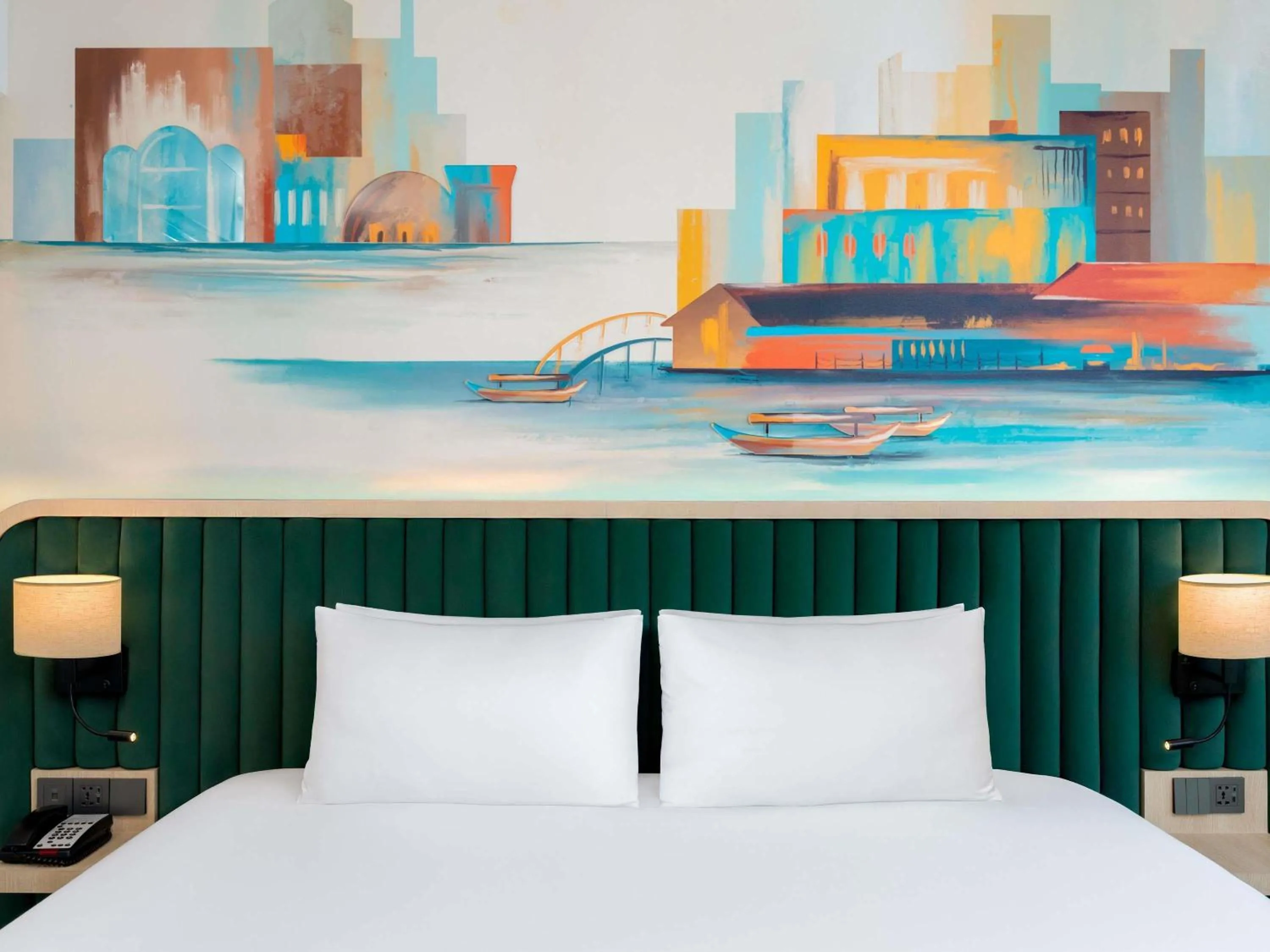 Bedroom, Bed in Novotel Bangkok Platinum Pratunam