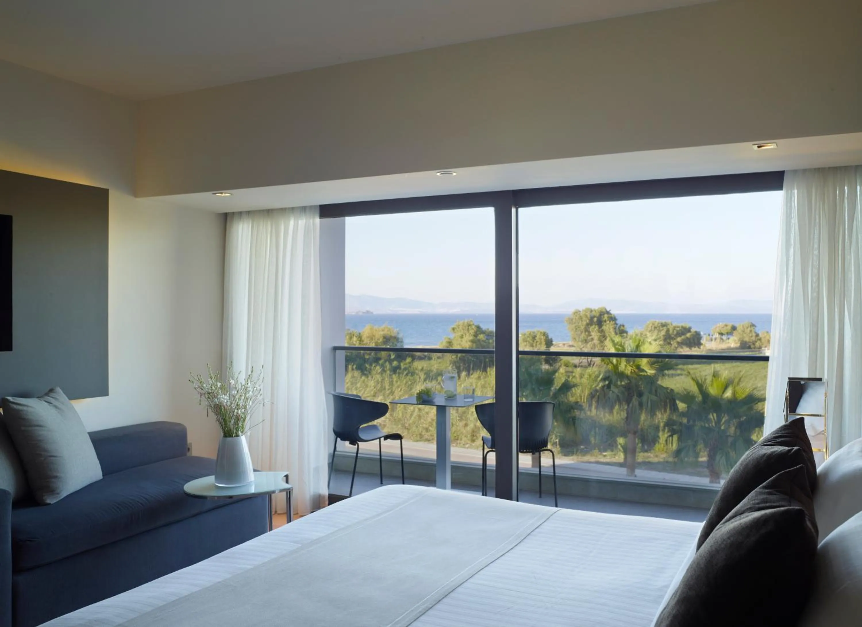 View (from property/room), Bed in Aqua Blu Boutique Hotel & Spa, Adults Only- Small Luxury Hotels of the World