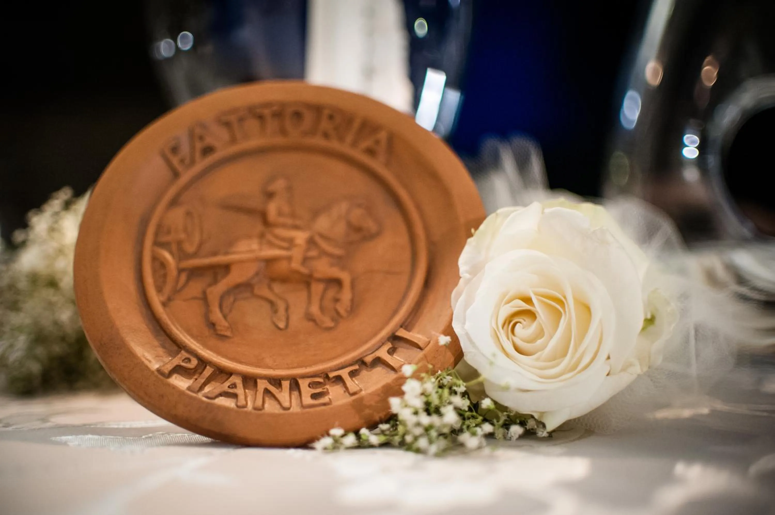 Decorative detail in Fattoria Pianetti