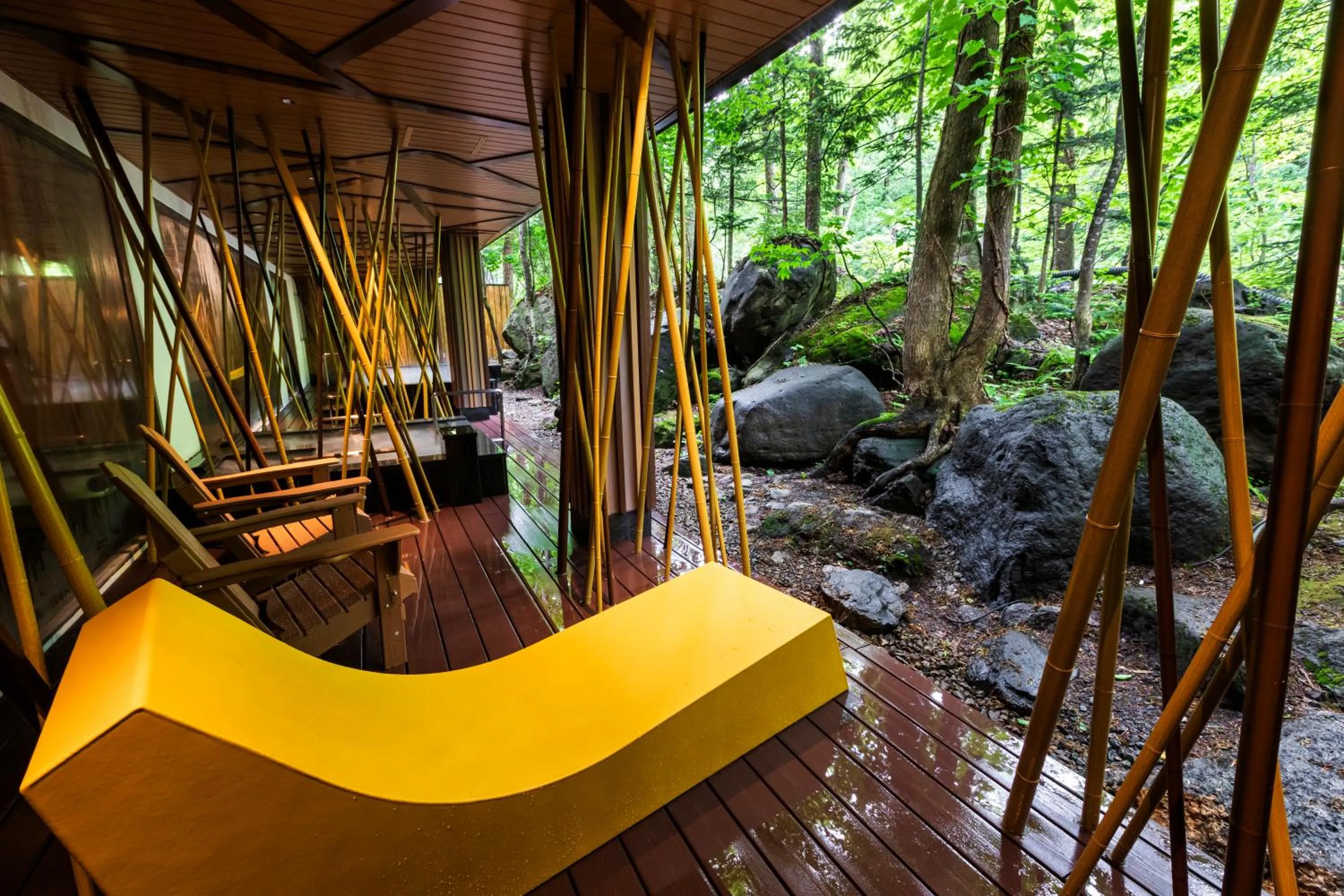 Open Air Bath in Choyo Resort Hotel