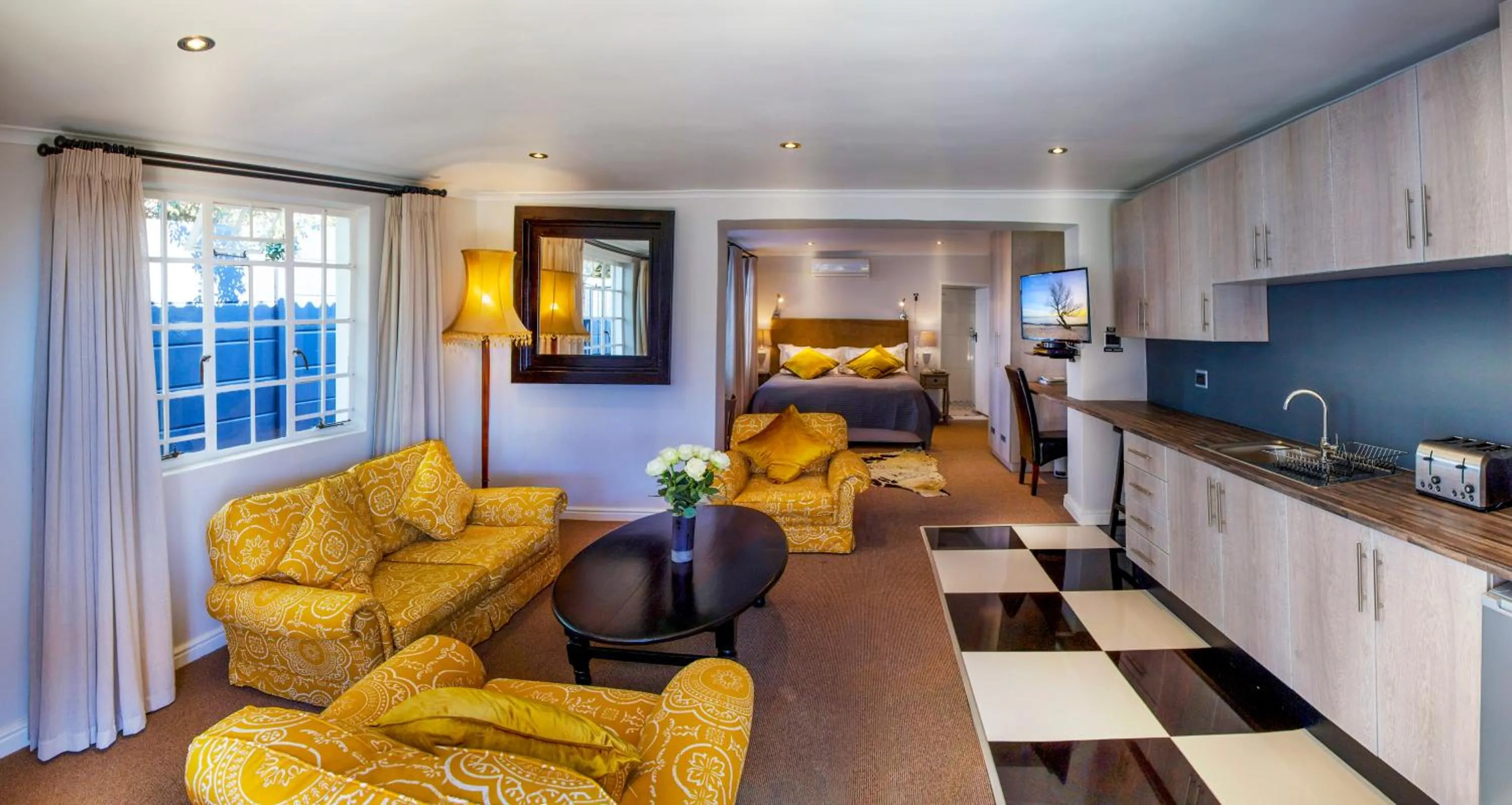 Bed in Forest Hall Guest House