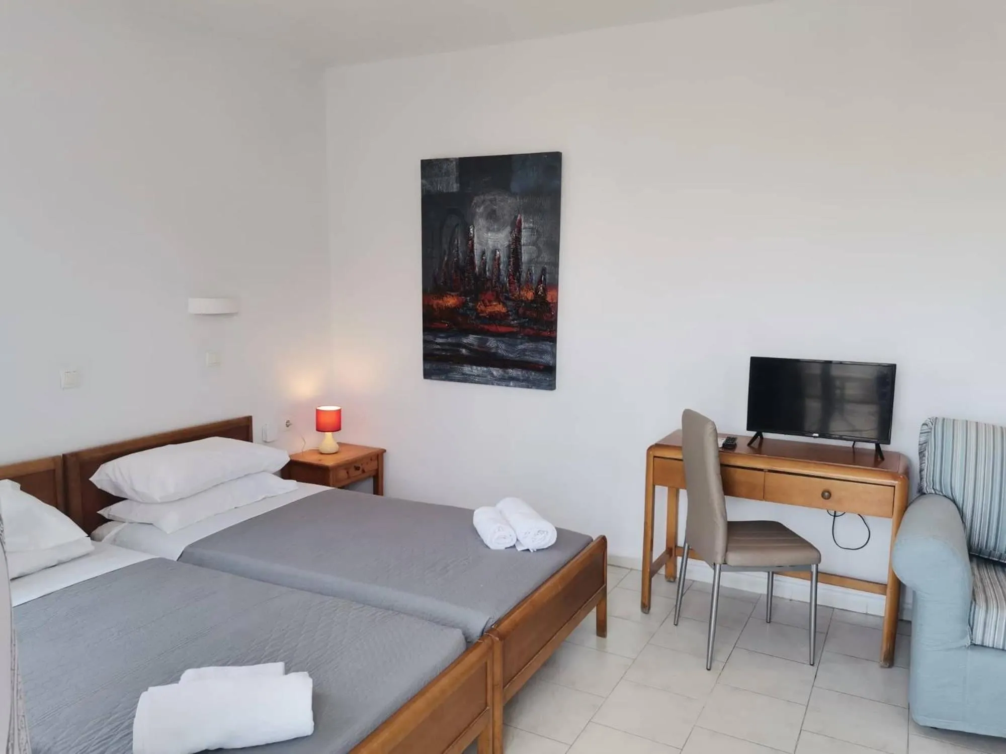 Bed in Pantheon Apartments Kos Town