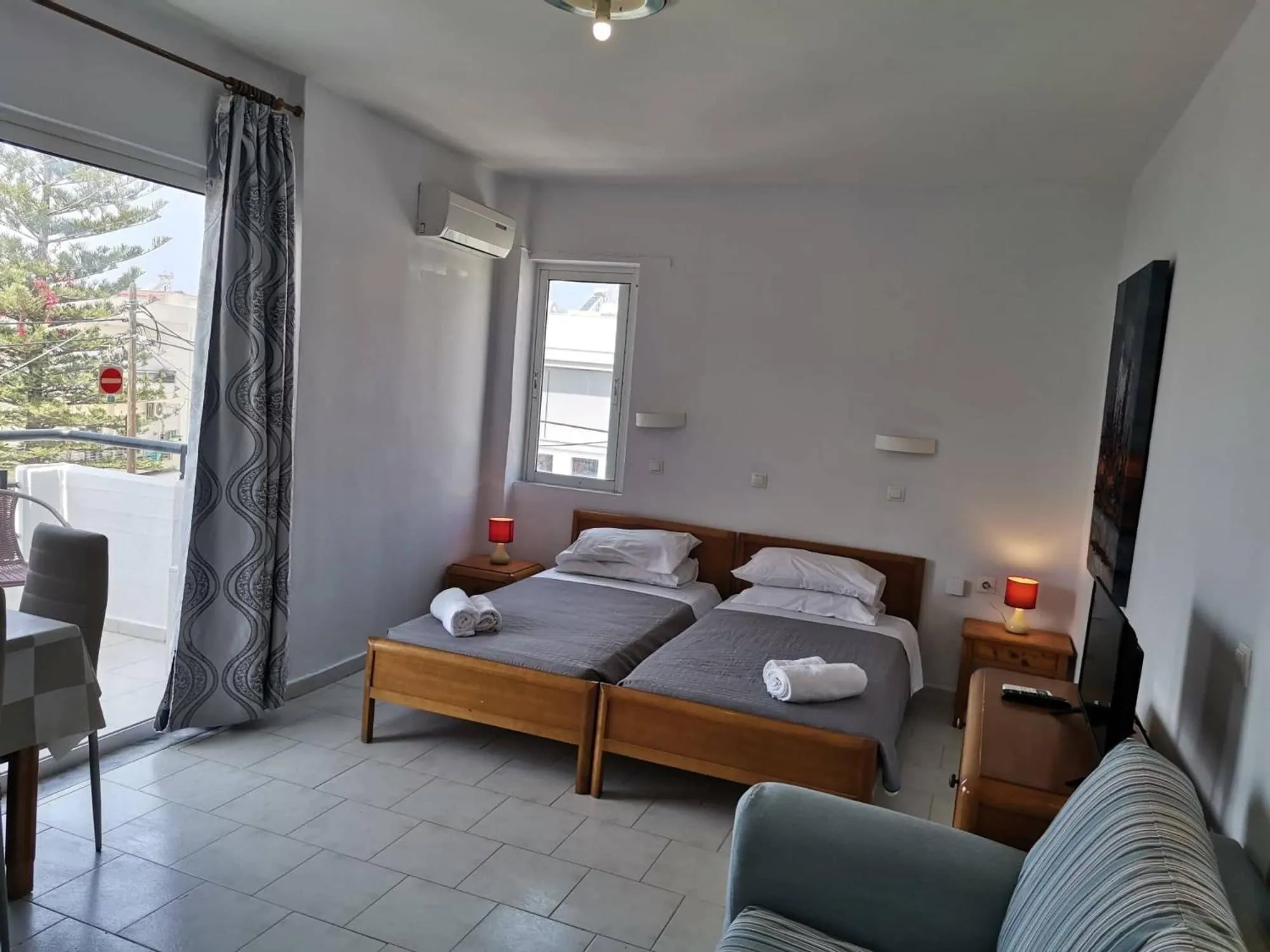 Bed in Pantheon Apartments Kos Town