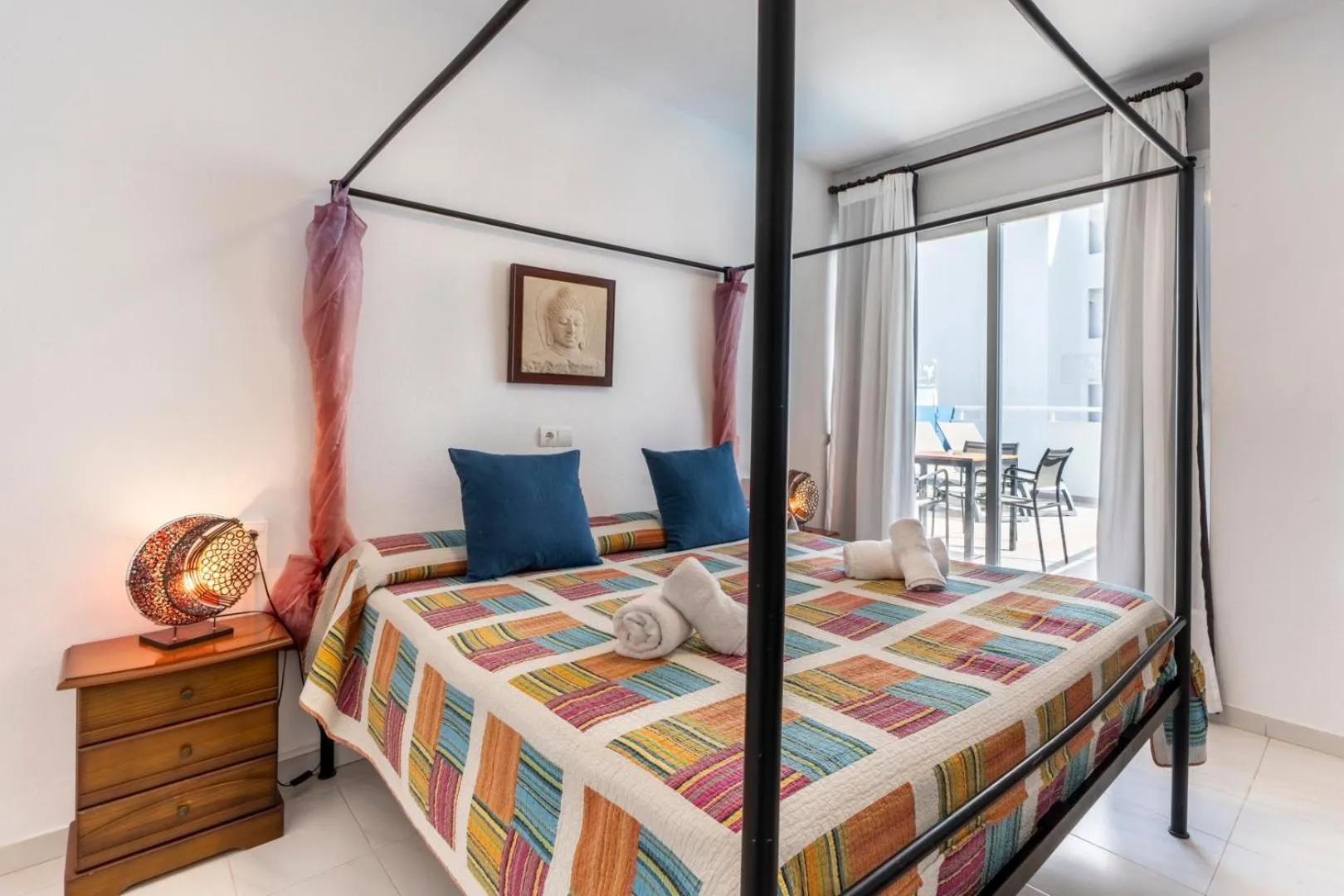 Bed in Apartamentos Cel Blau