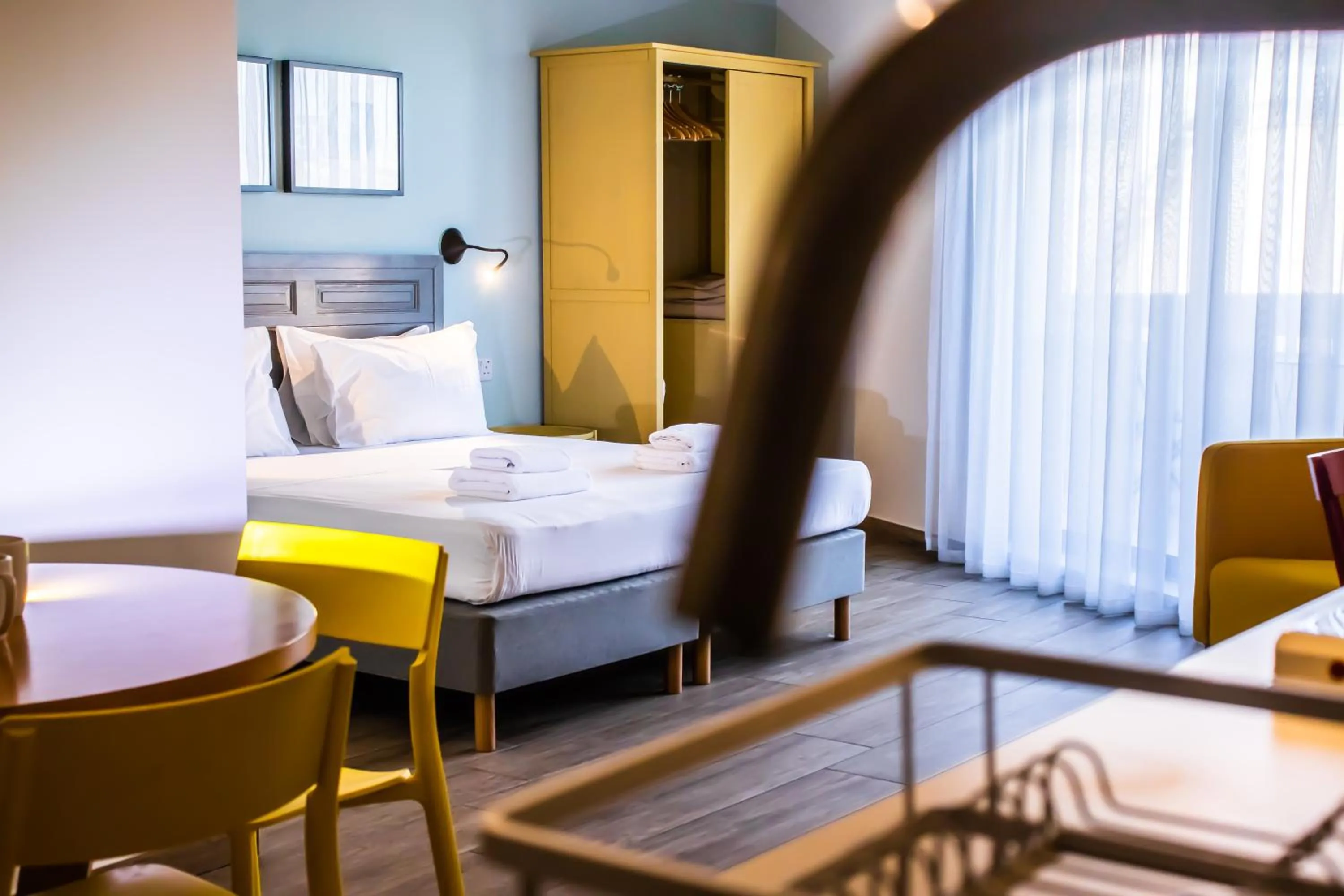 Bed in Chapter 5 Hotel