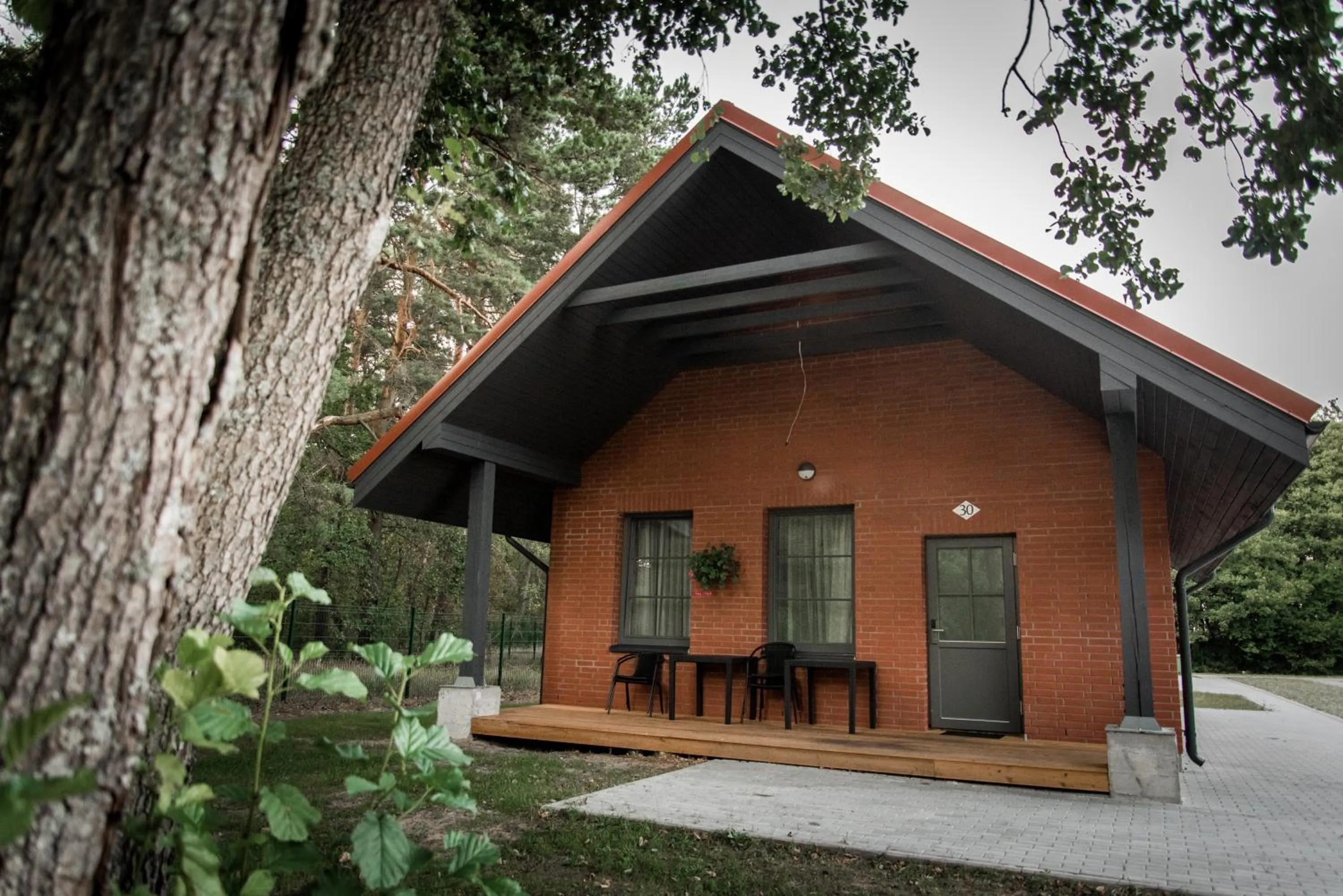 Facade/entrance in Hotel Palanga Camping
