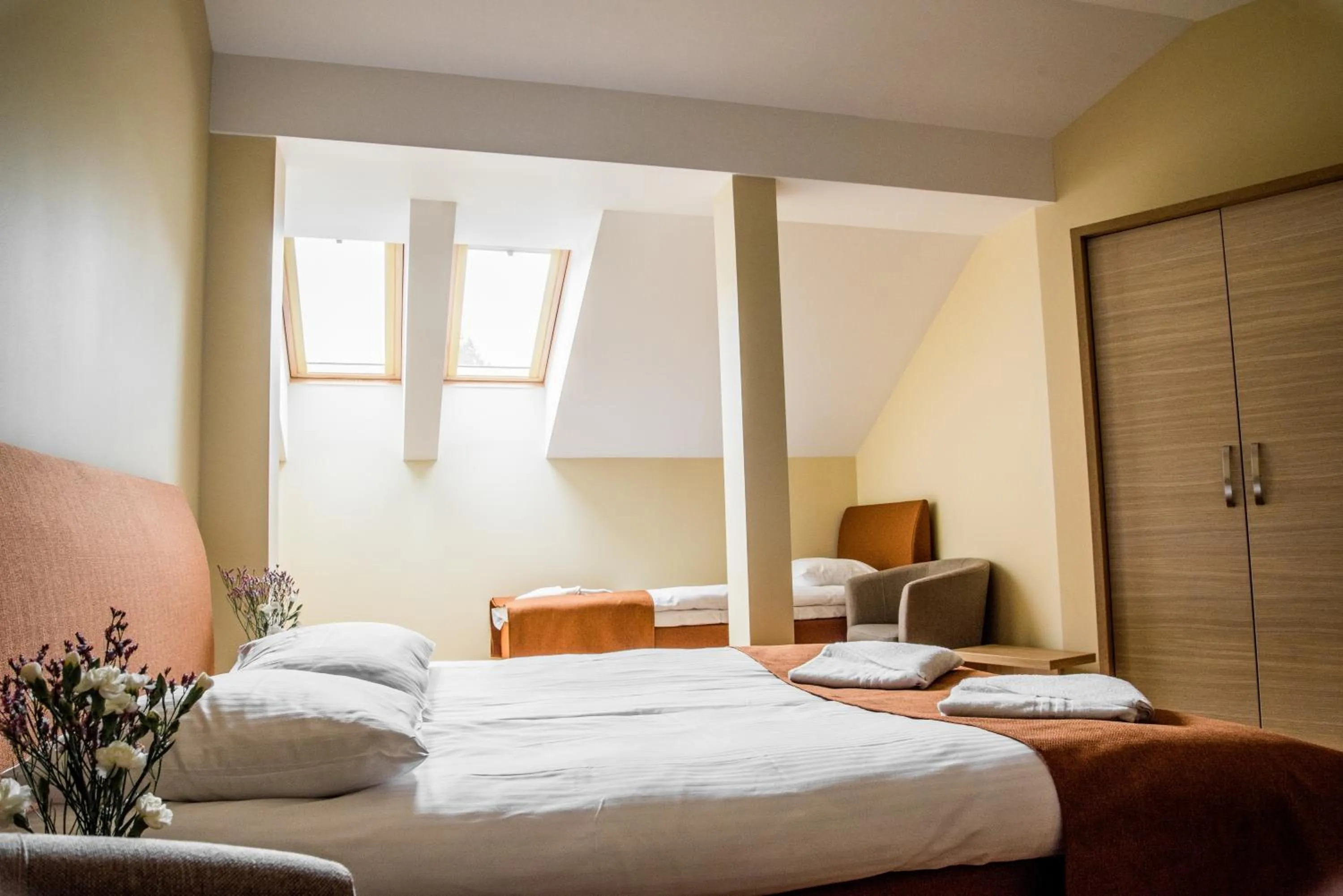 Bedroom, Bed in Hotel Palanga Camping