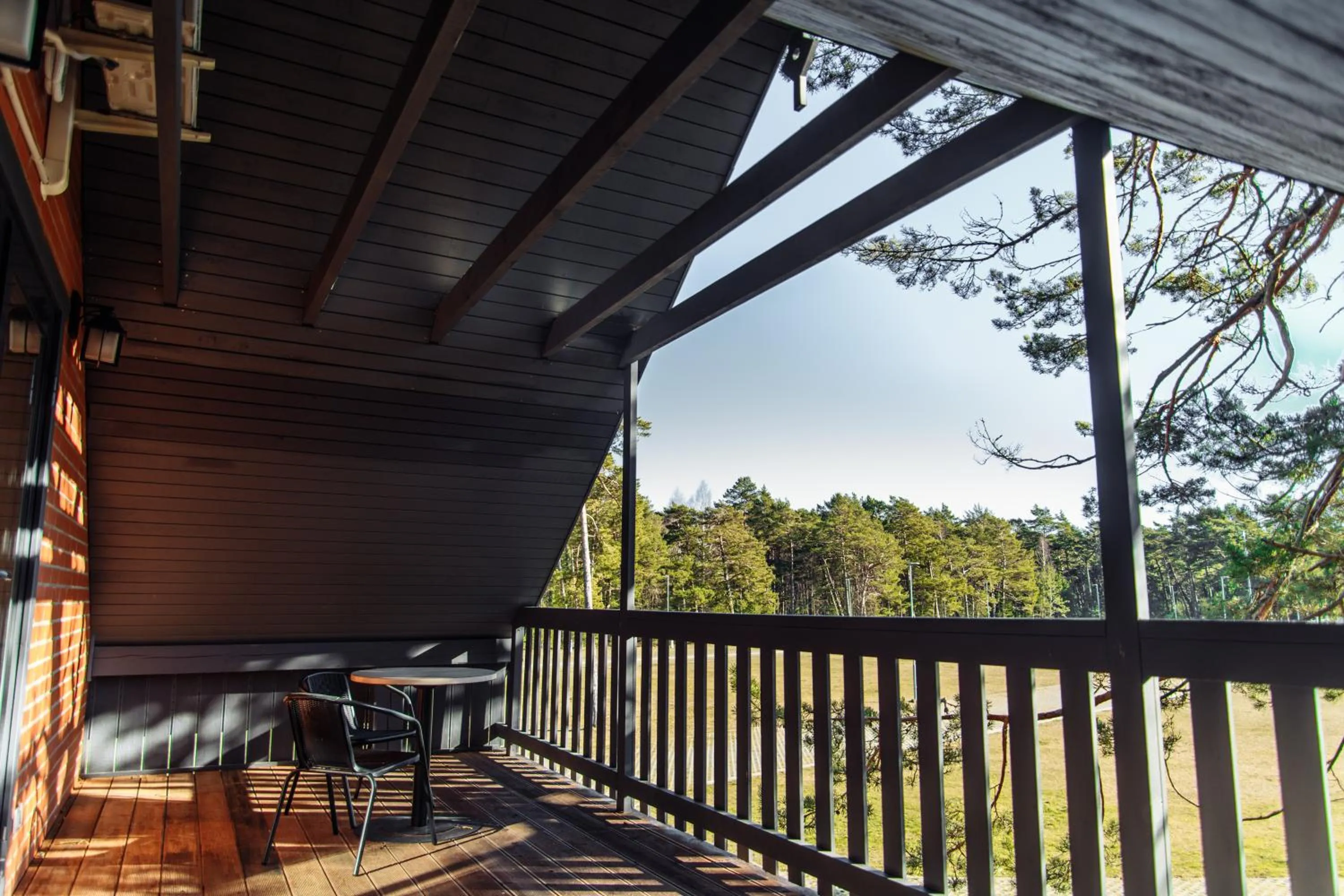 Balcony/Terrace in Hotel Palanga Camping