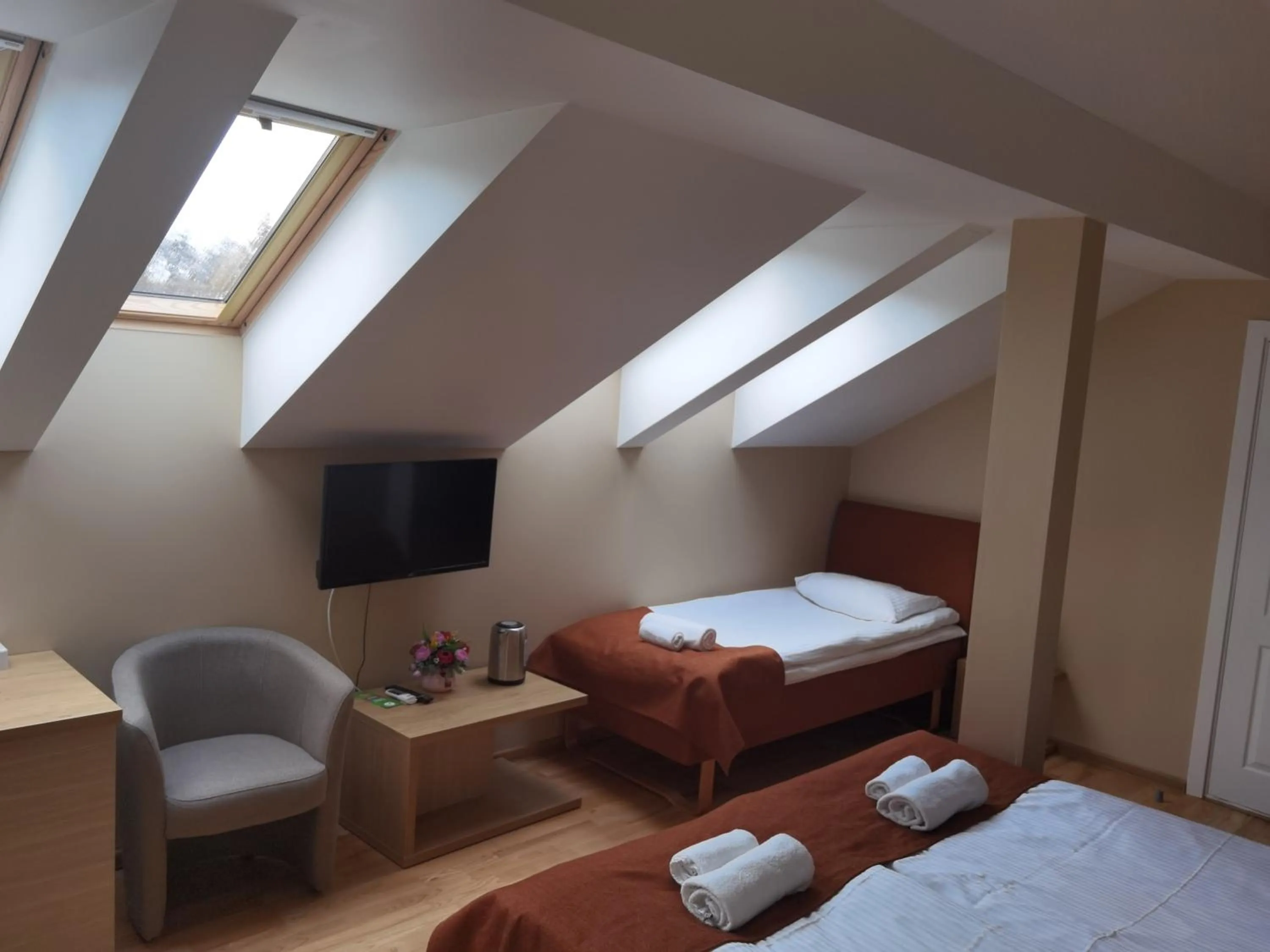 Photo of the whole room, Bed in Hotel Palanga Camping