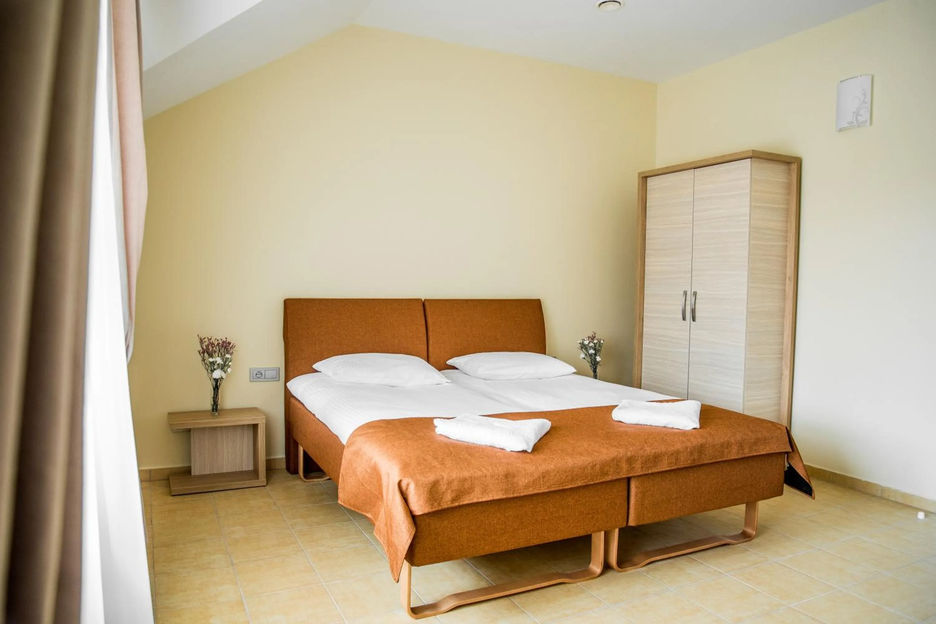 Bedroom, Bed in Hotel Palanga Camping