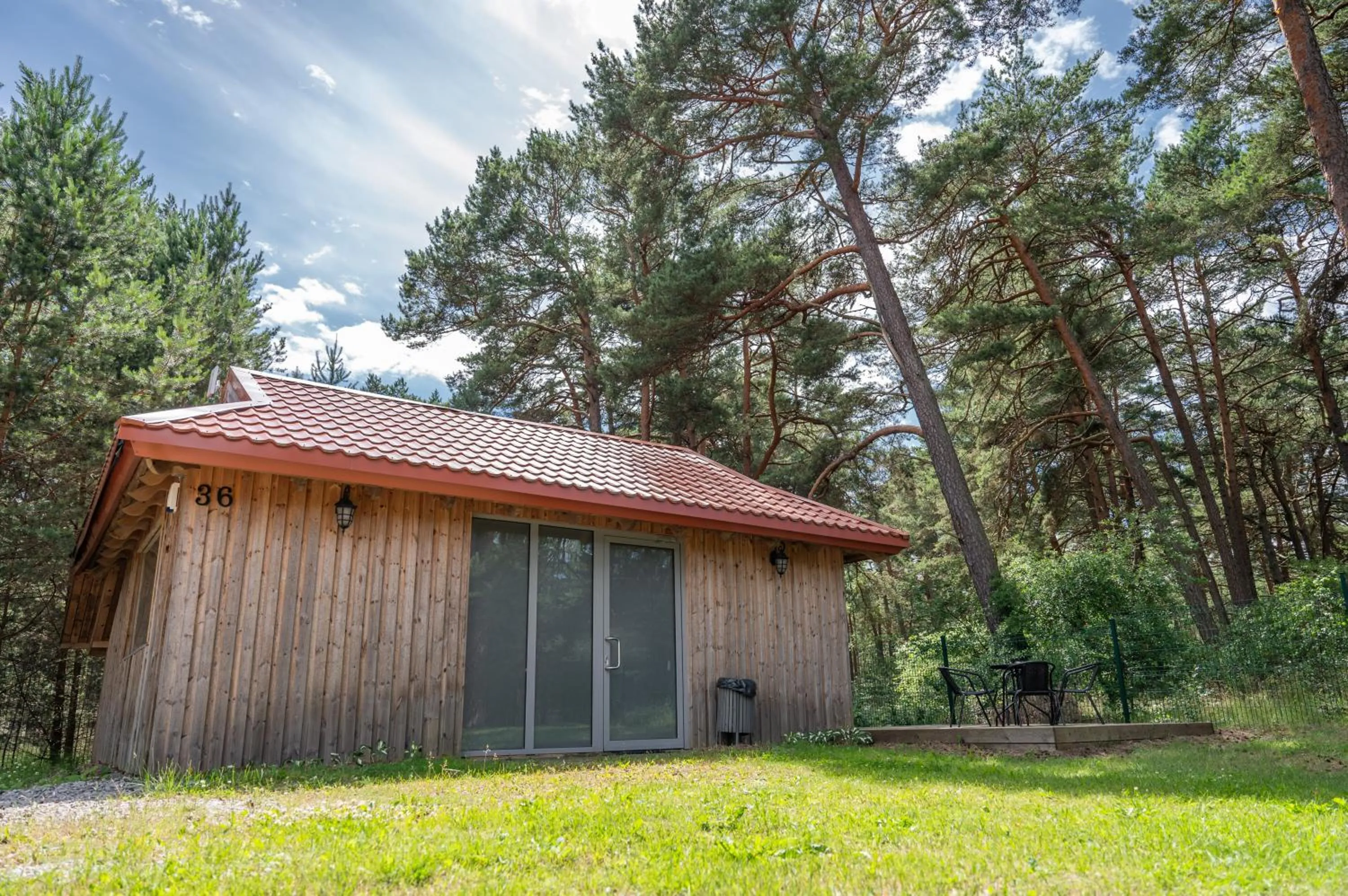 Balcony/Terrace in Hotel Palanga Camping