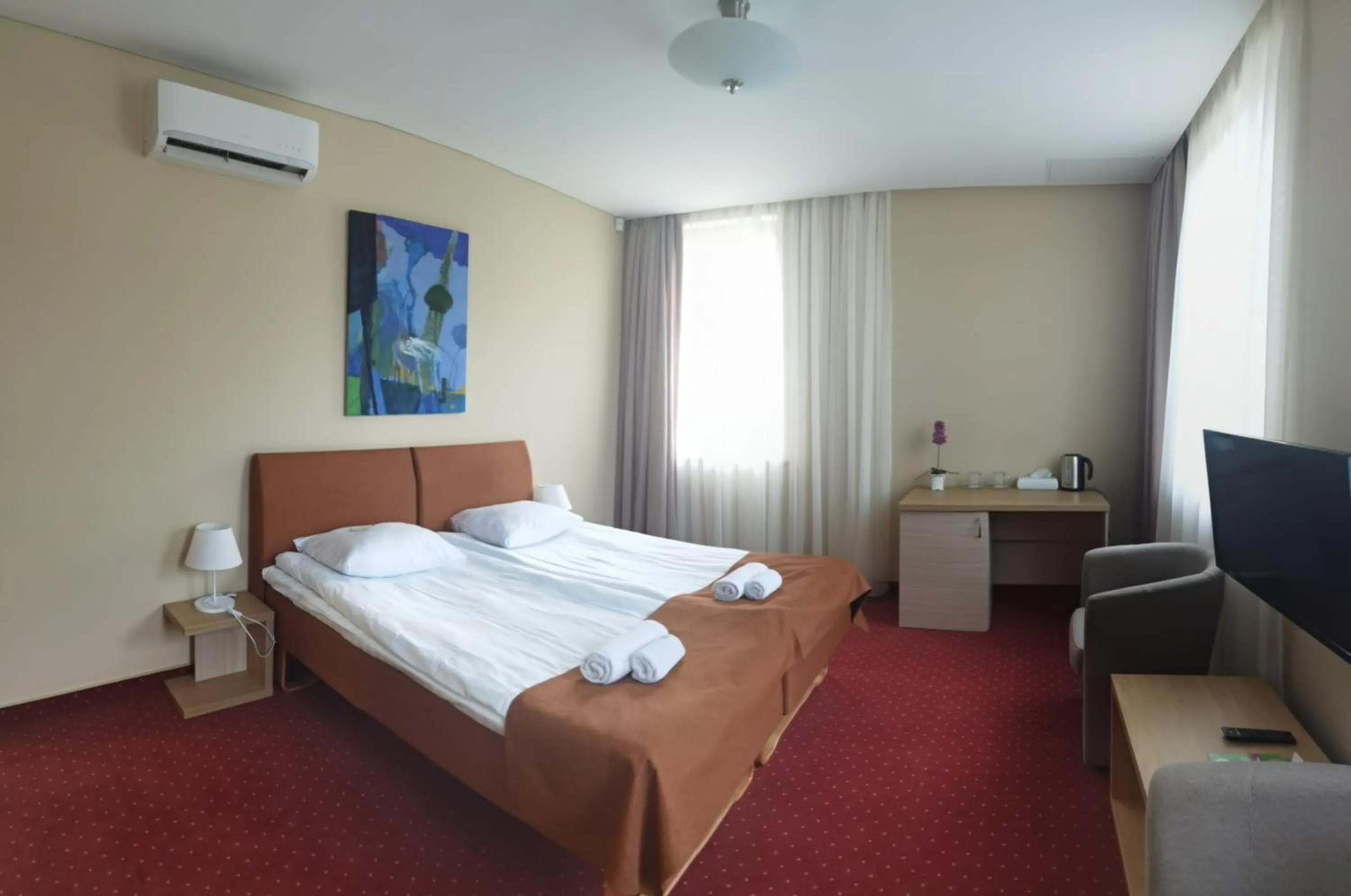 Photo of the whole room, Bed in Hotel Palanga Camping