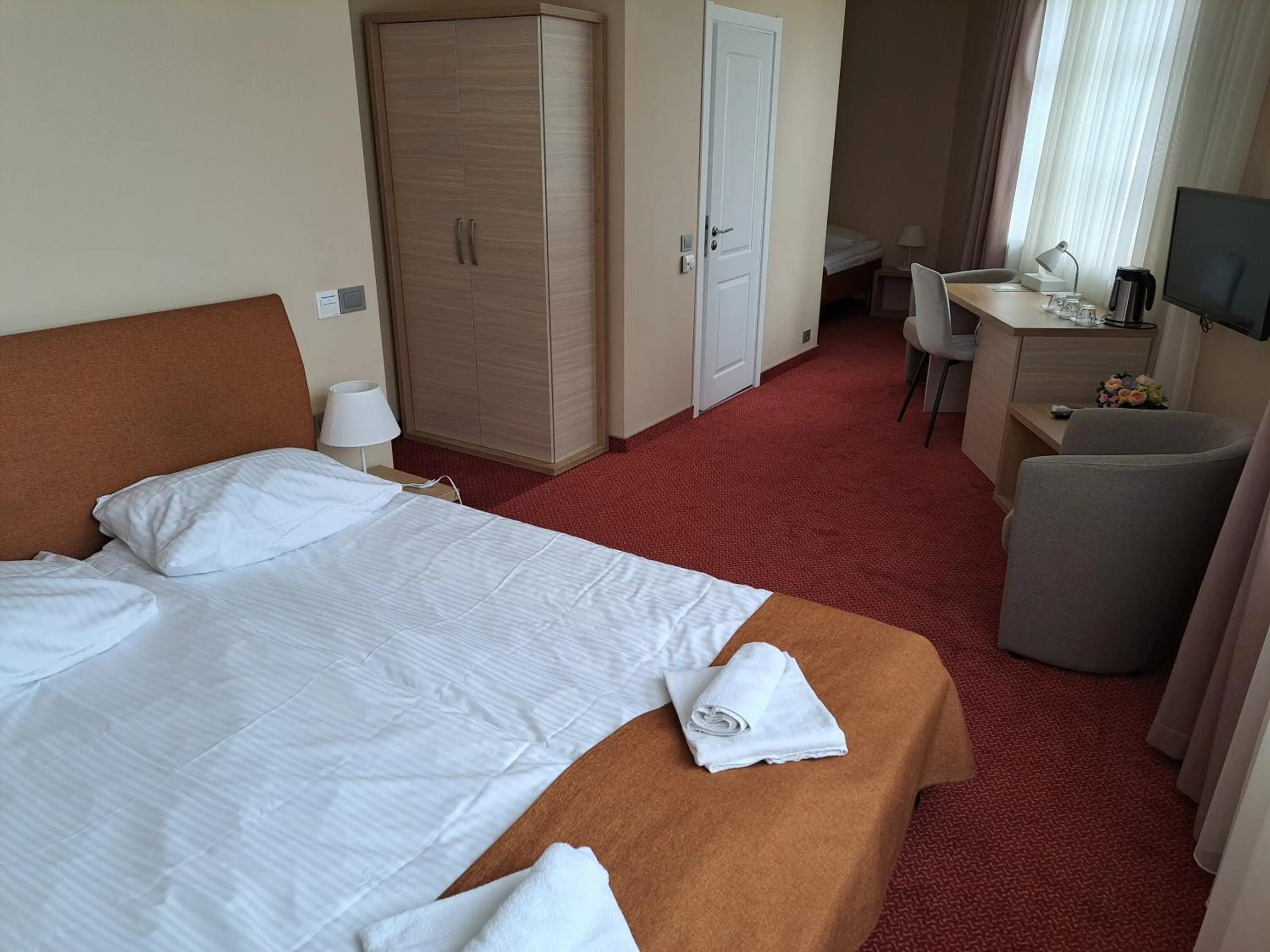 Photo of the whole room, Bed in Hotel Palanga Camping