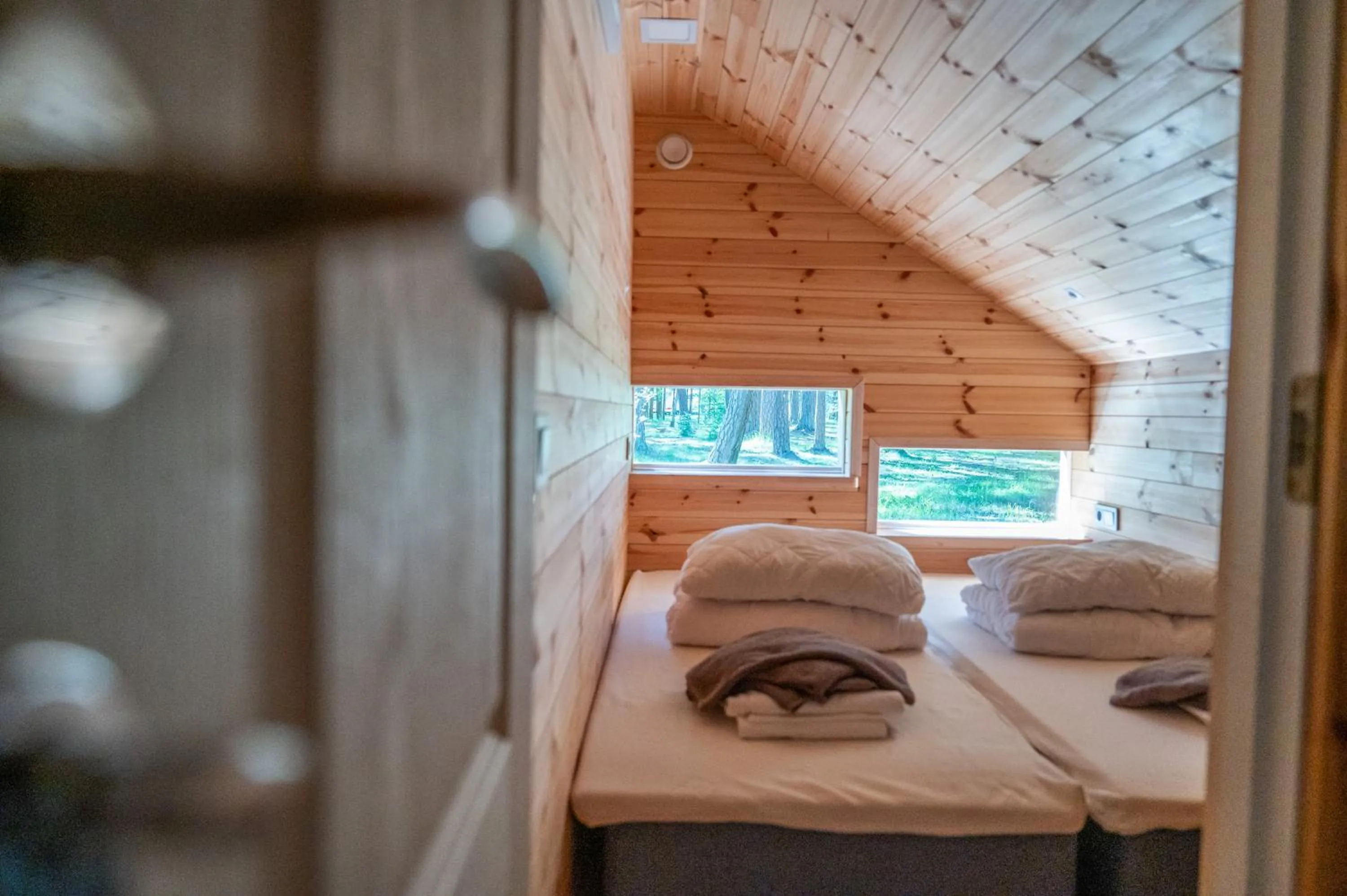 Bed in Hotel Palanga Camping