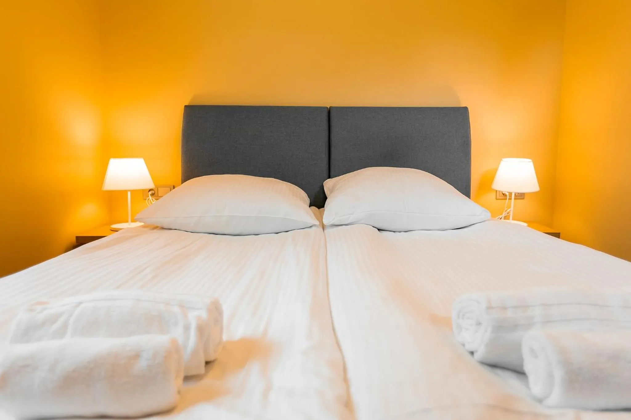 Bed in Hotel Palanga Camping