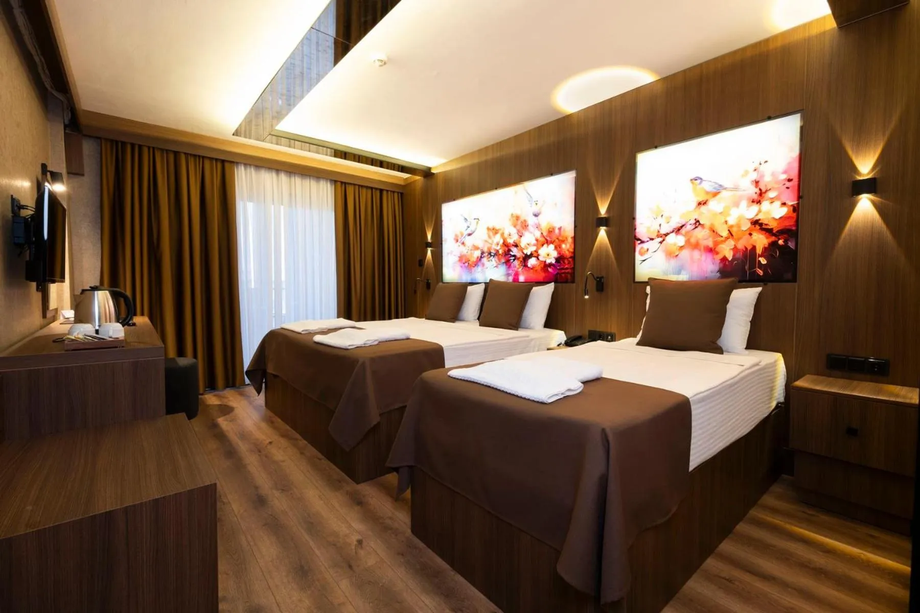 Bed in Dabaklar Hotel