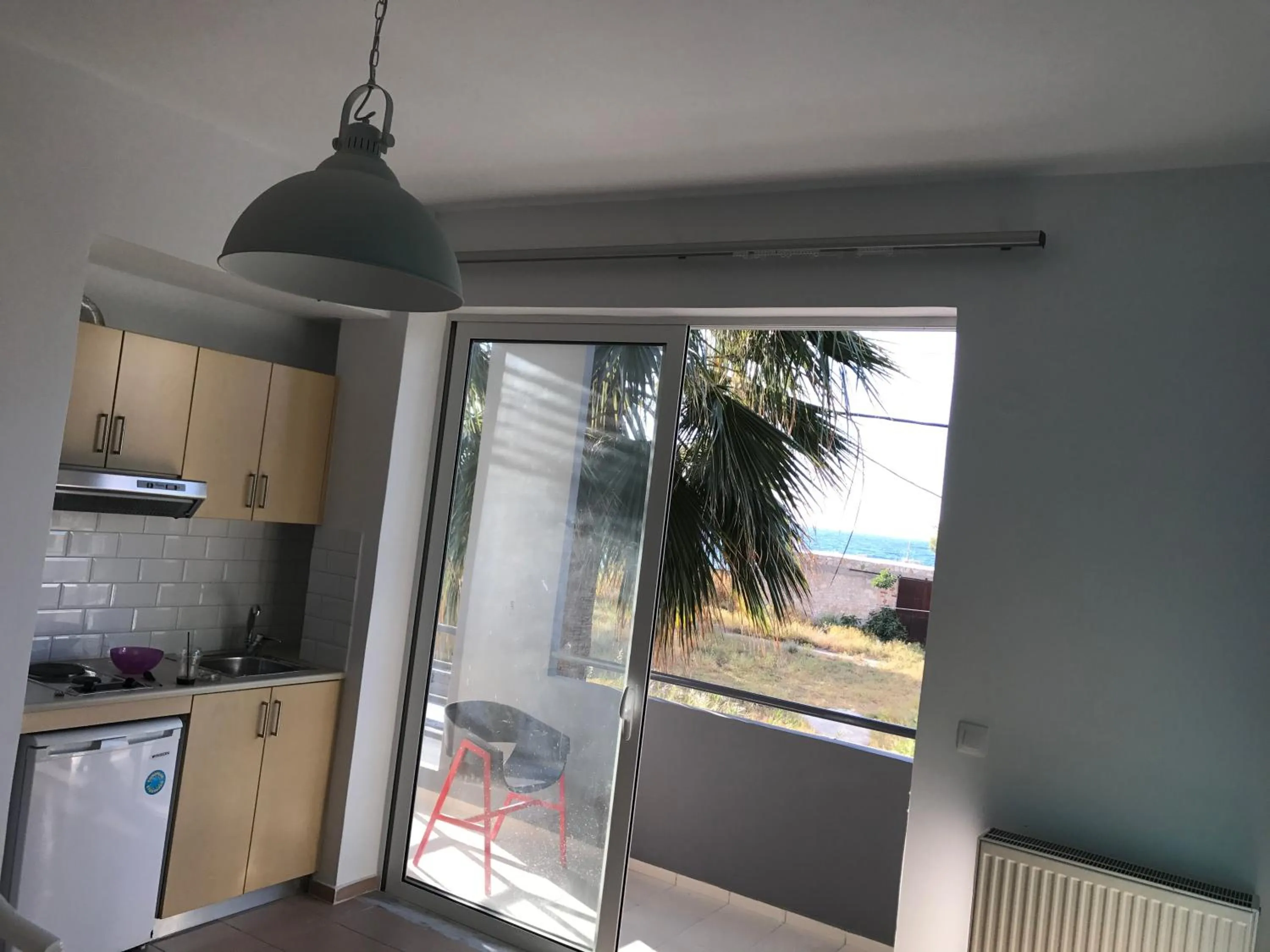 Kitchen or kitchenette in Kleanthi Studios