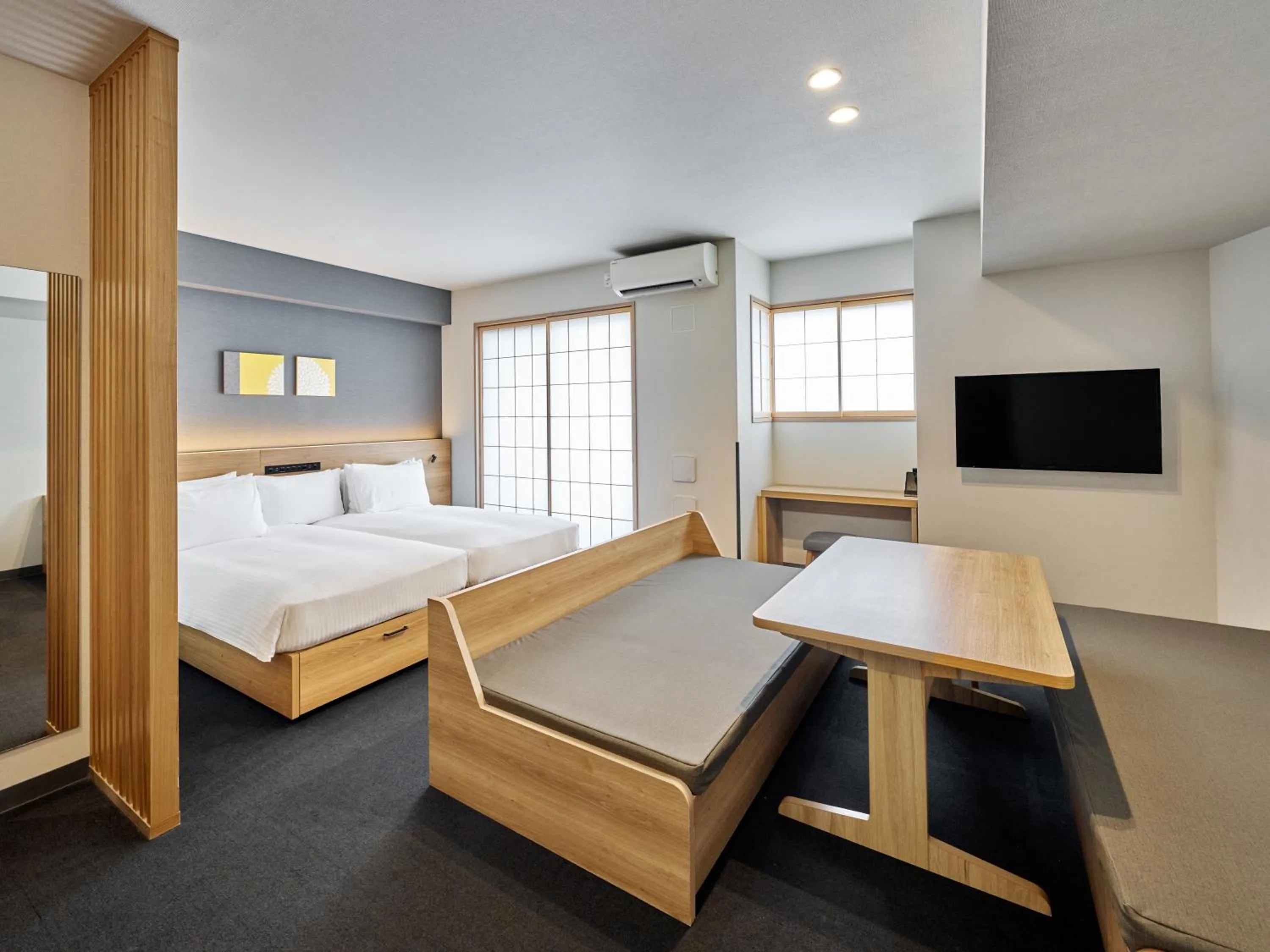 Photo of the whole room, Bed in MIMARU Tokyo Ueno Inaricho