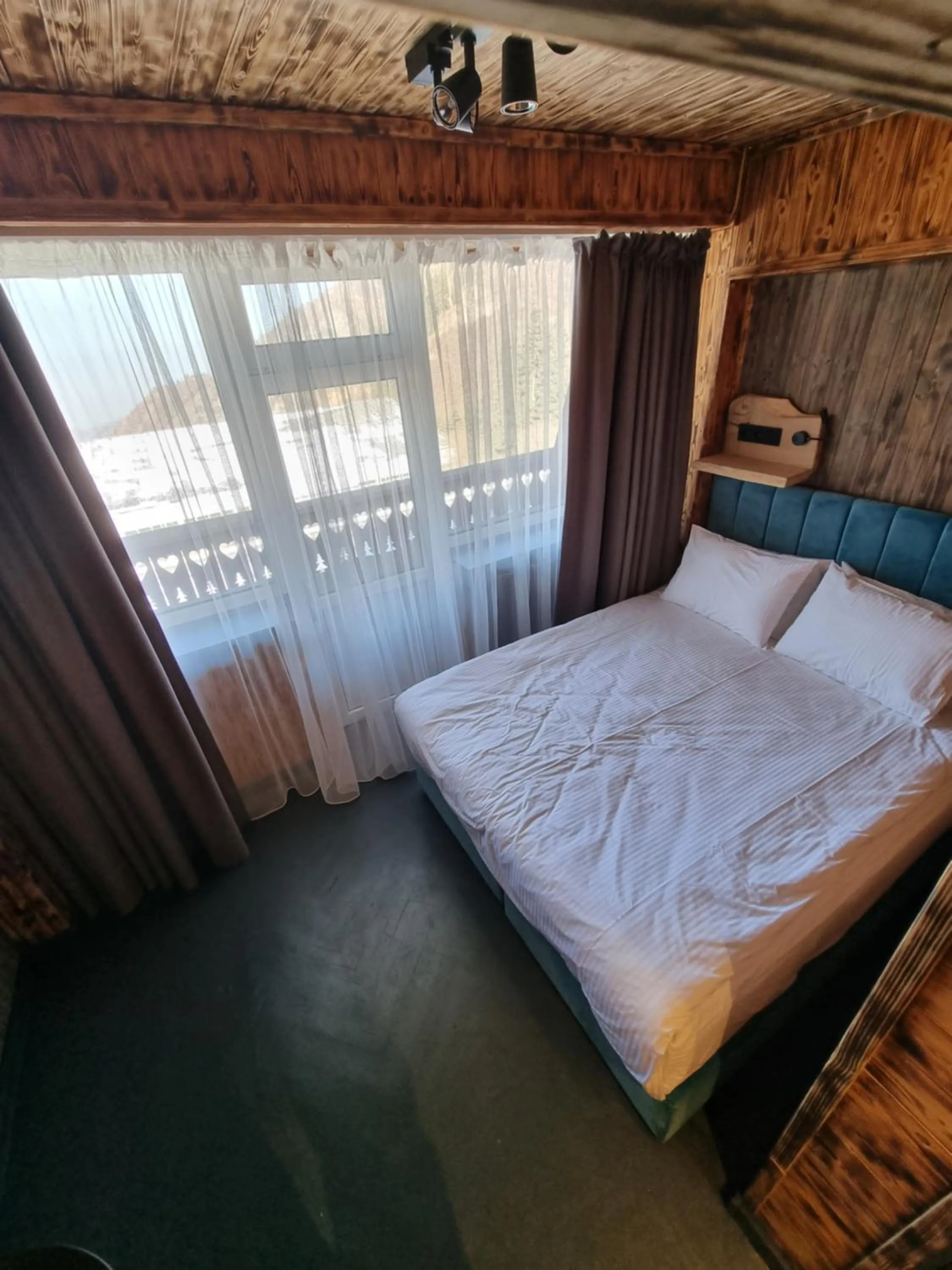 Bed in Shymbulak Resort Hotel