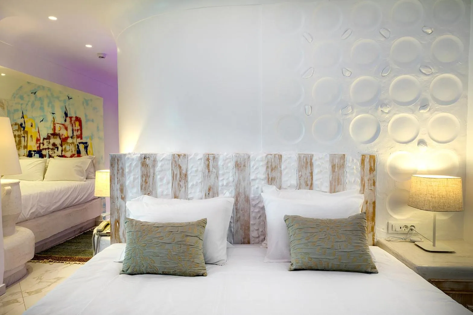 Bed in Rhodos Horizon Blu-Adults Only