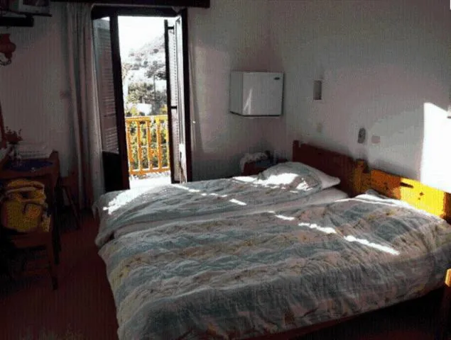 Bed in Villa Zacharo