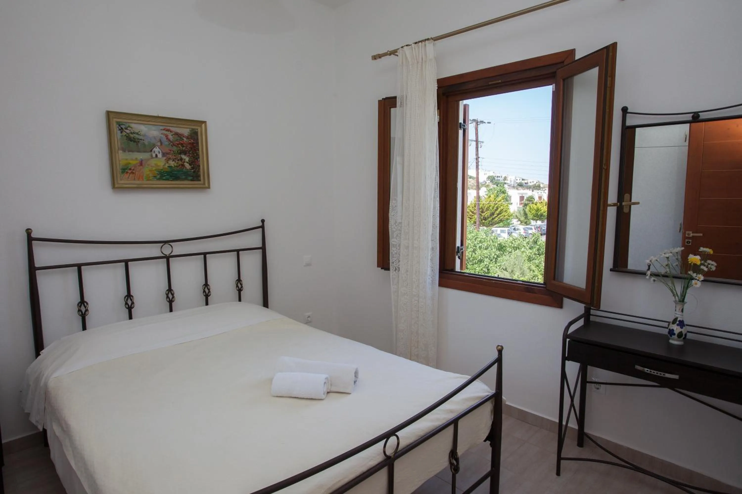 Bed in Villa Zacharo