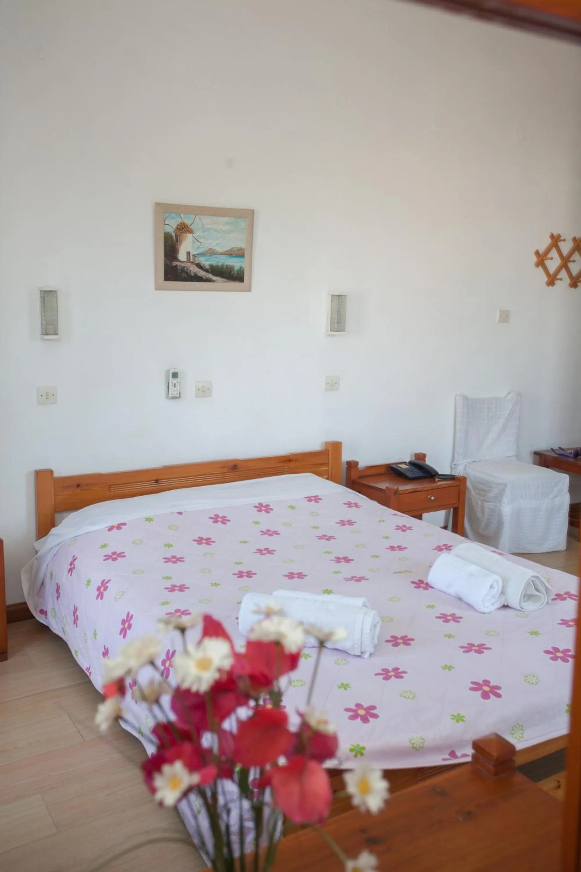 Bed in Villa Zacharo