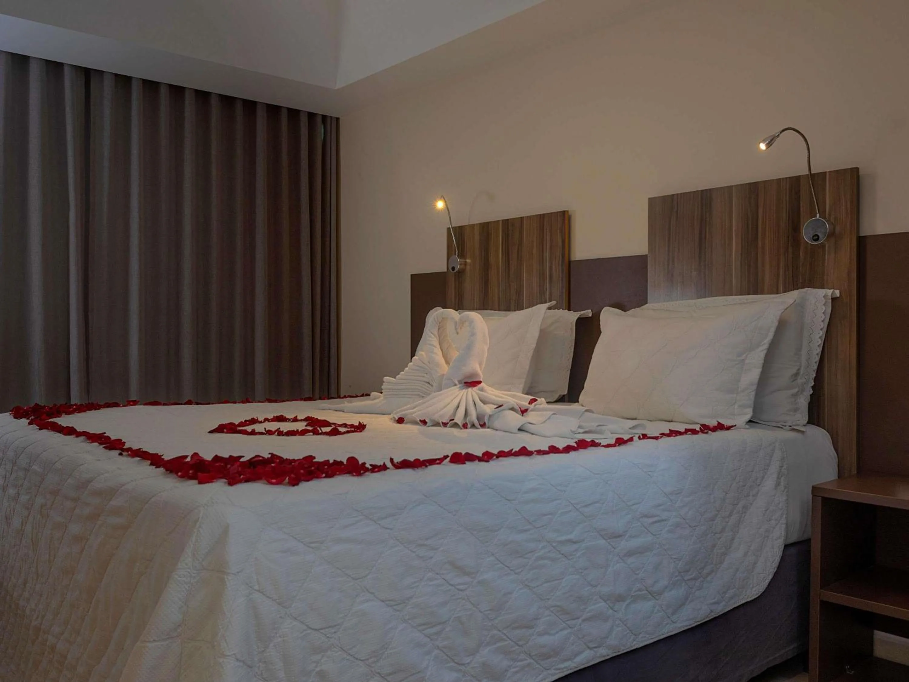 Bedroom, Bed in Mercure Maceio Pajuçara