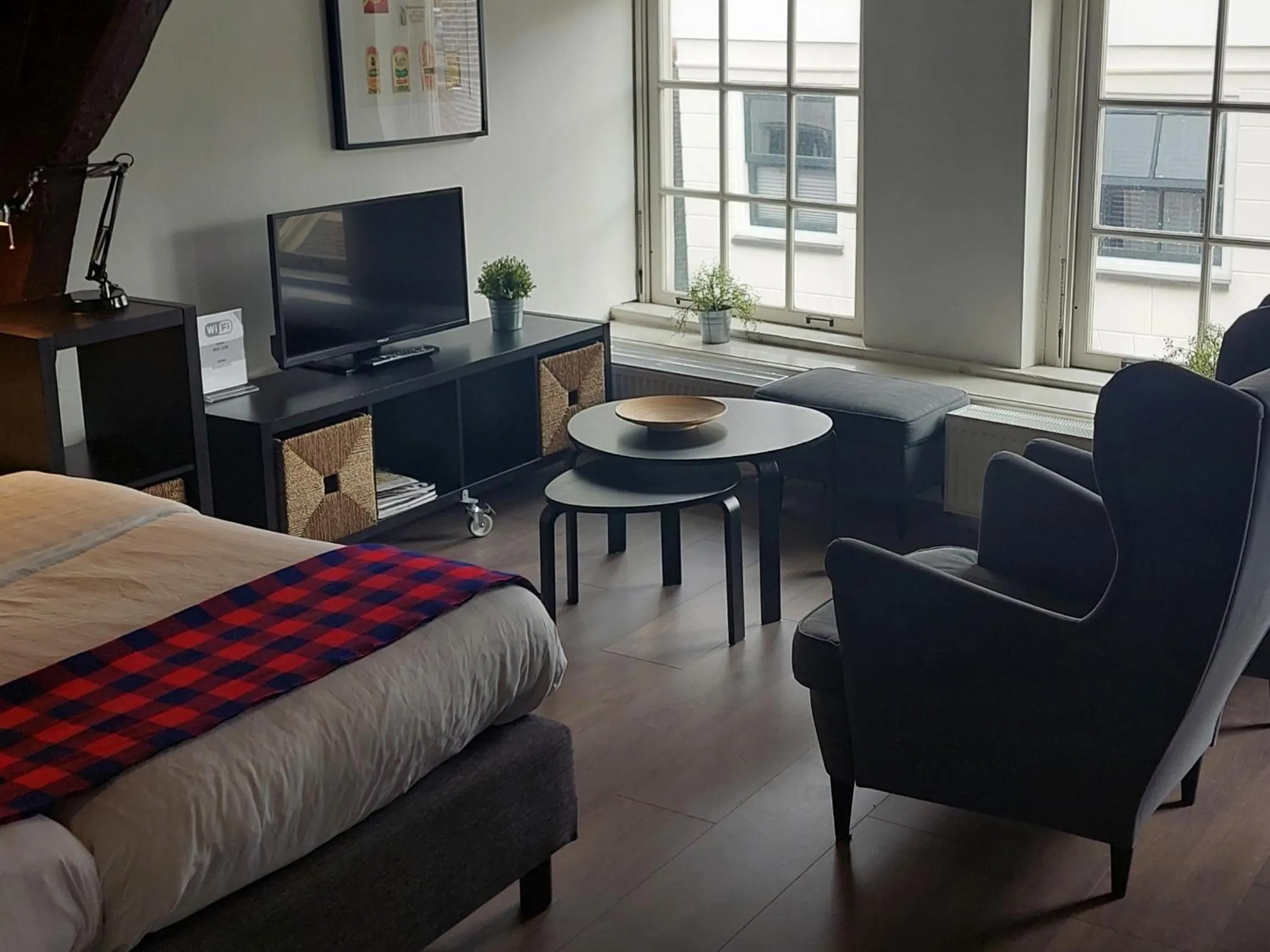 Bed in B&B Museumkwartier Schiedam