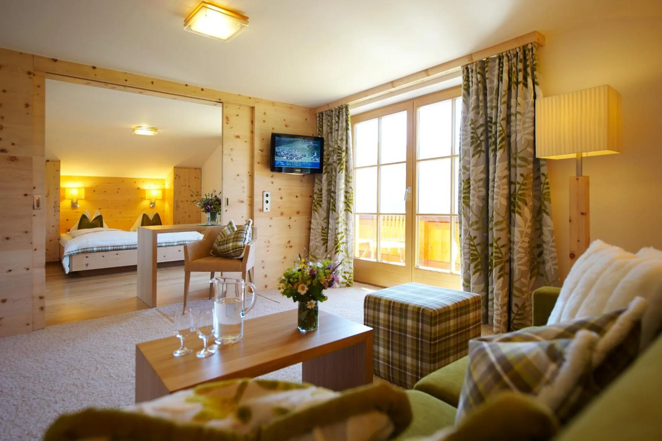 Photo of the whole room, Bed in Hotel Mohnenfluh