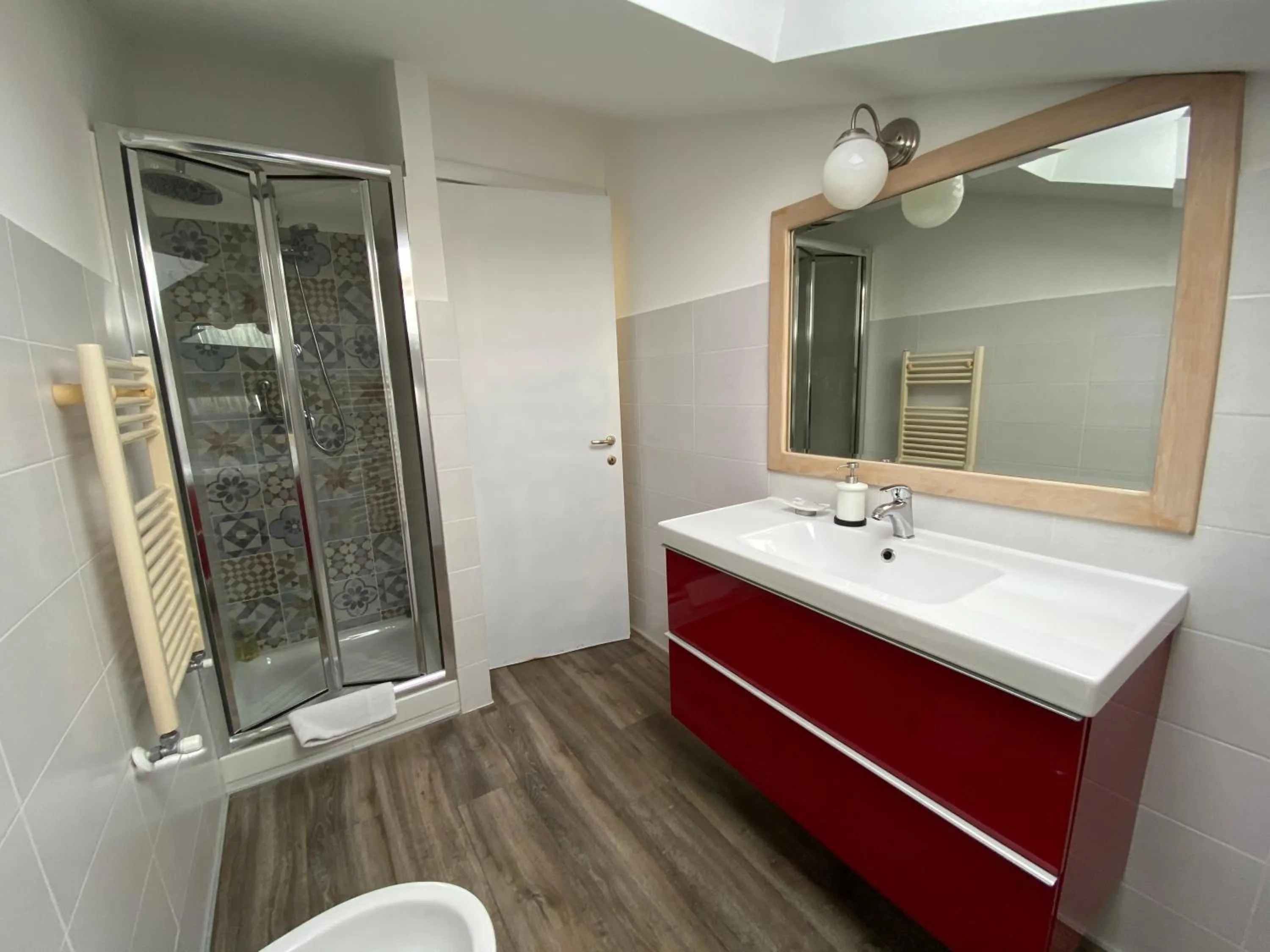 Shower in B&B L'Ulivo Fiumicino