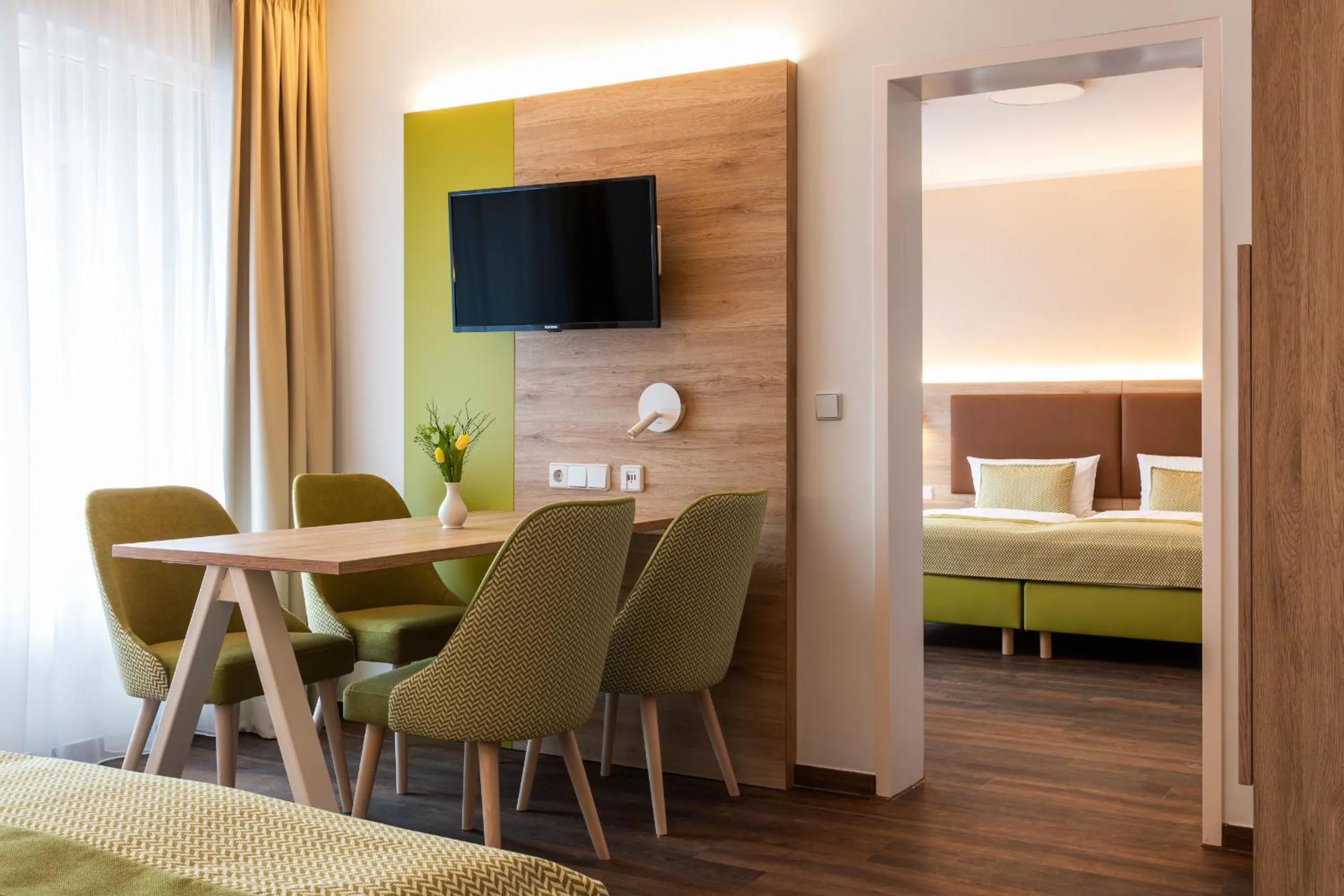 Photo of the whole room, Bed in Gästehaus Lazarus